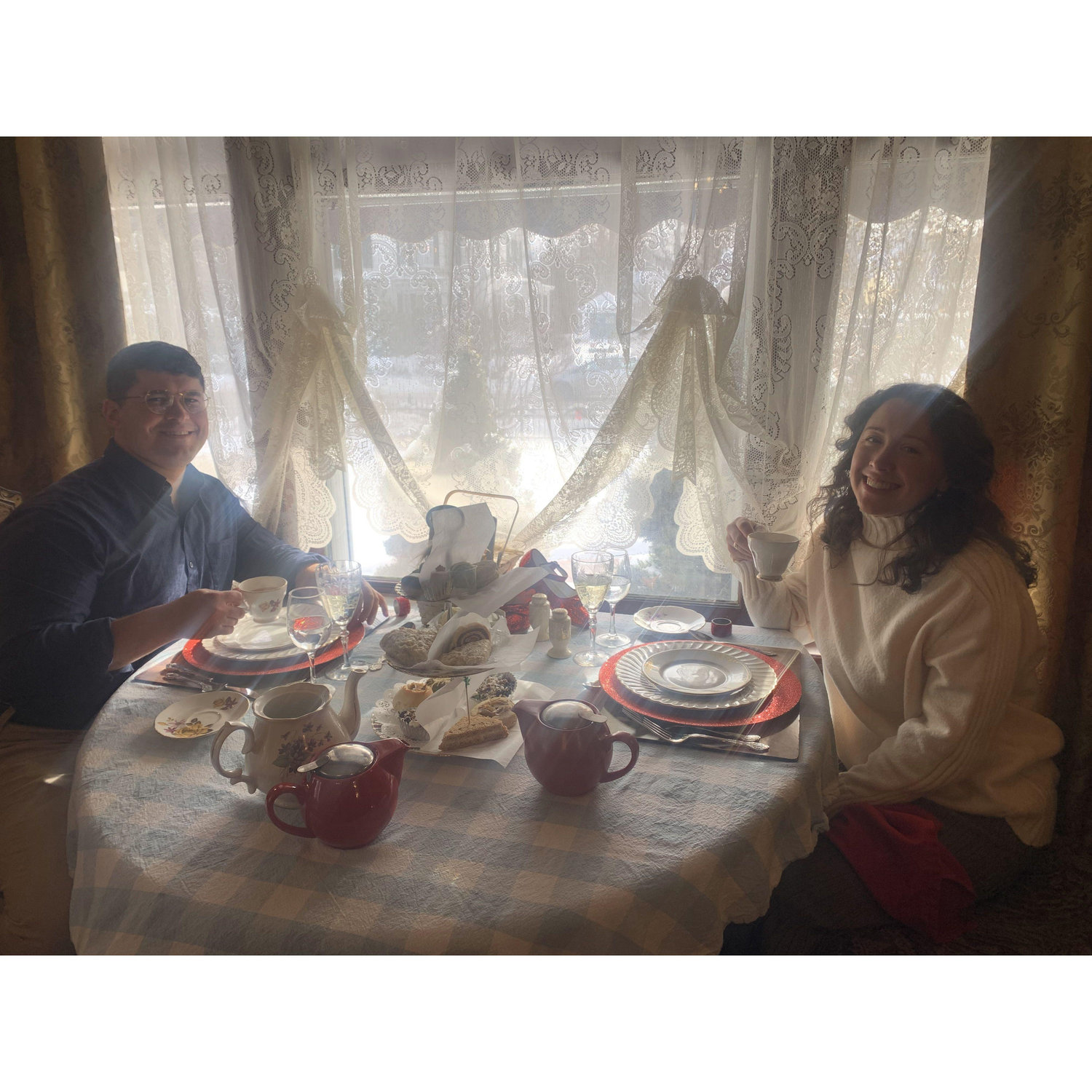 A spot of high tea.