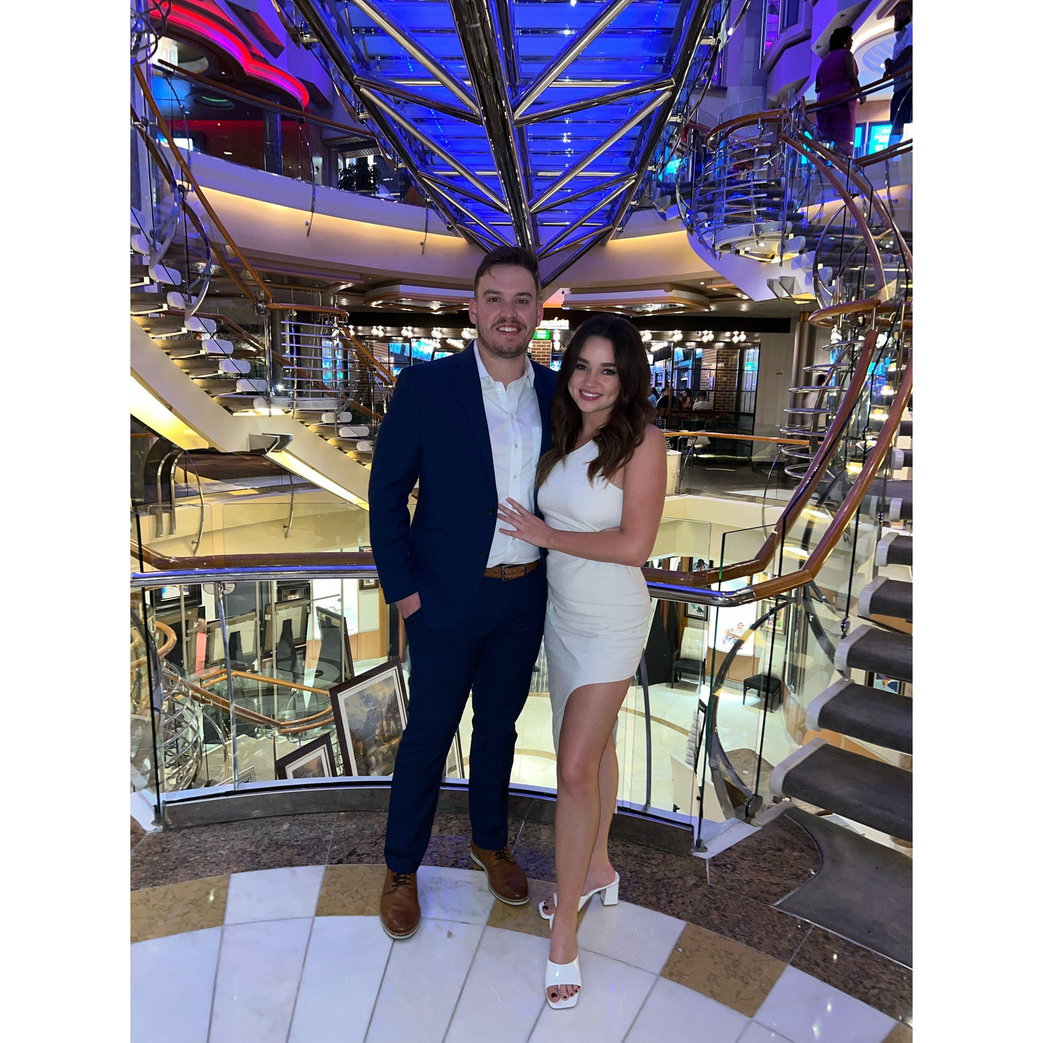 Our first trip together, a cruise to the Bahamas! Fun fact: Kylie told Ben if he didn't get TSA Pre-check before this trip, she would leave him in line. Best thing he ever did! - December 2022