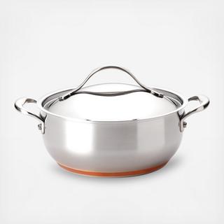 Nouvelle Copper Covered Chef's Casserole