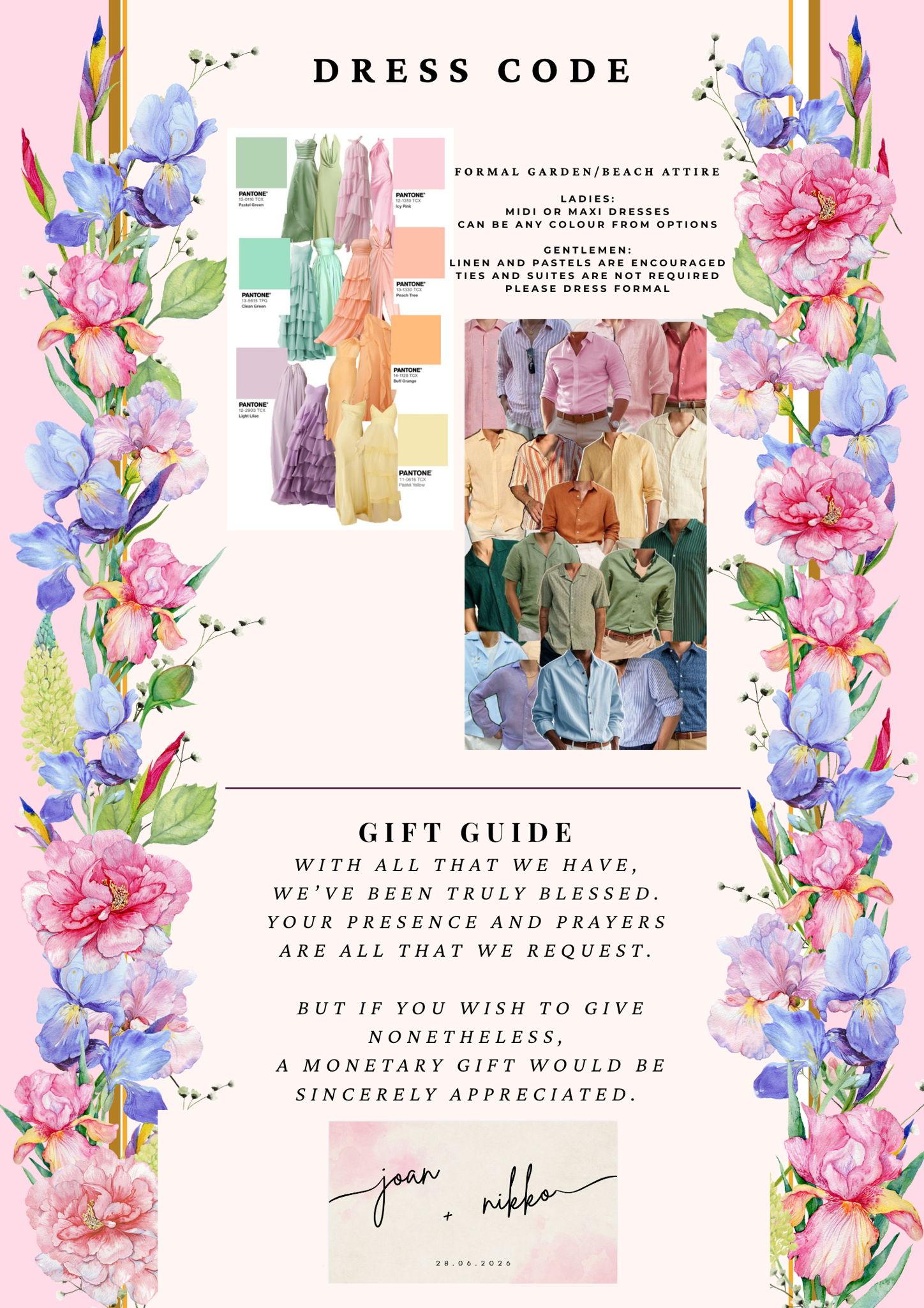 The Wedding Website of JOAN AGON and NIKKO MEDALLE