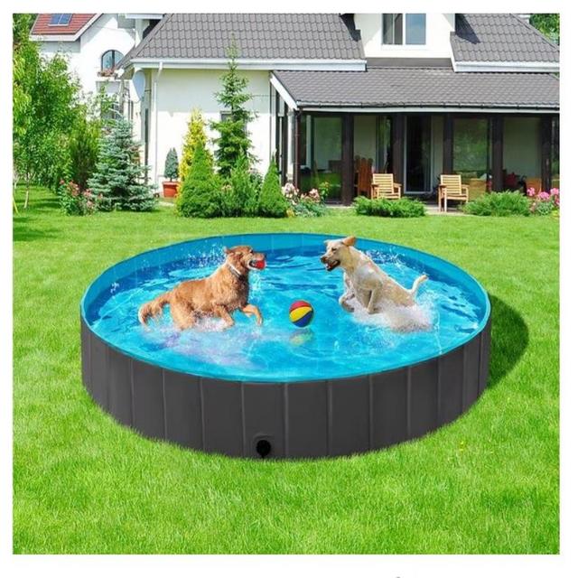 YAHEETECH Foldable Pet Pool, Black, XX-Large, 63-in - Chewy.com