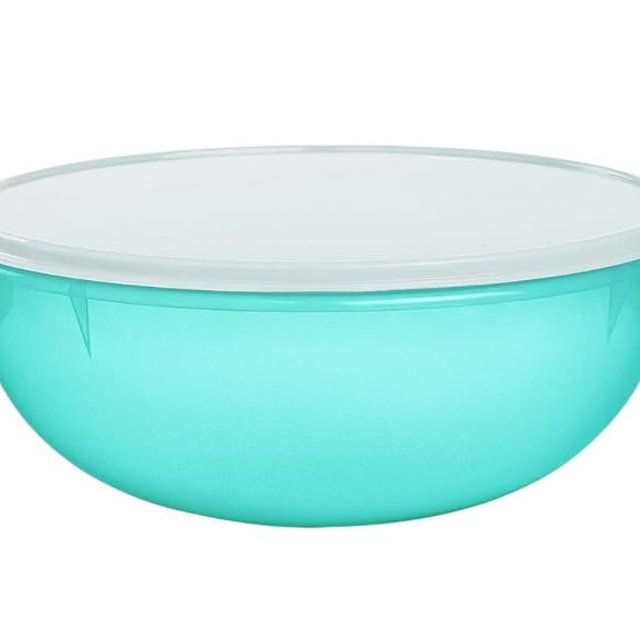 NewTupperware Fix N Mix 1.7 Gallon / 6.5 L / 27-cup Mixing Bowl with Lid Mint Ice Cream Green