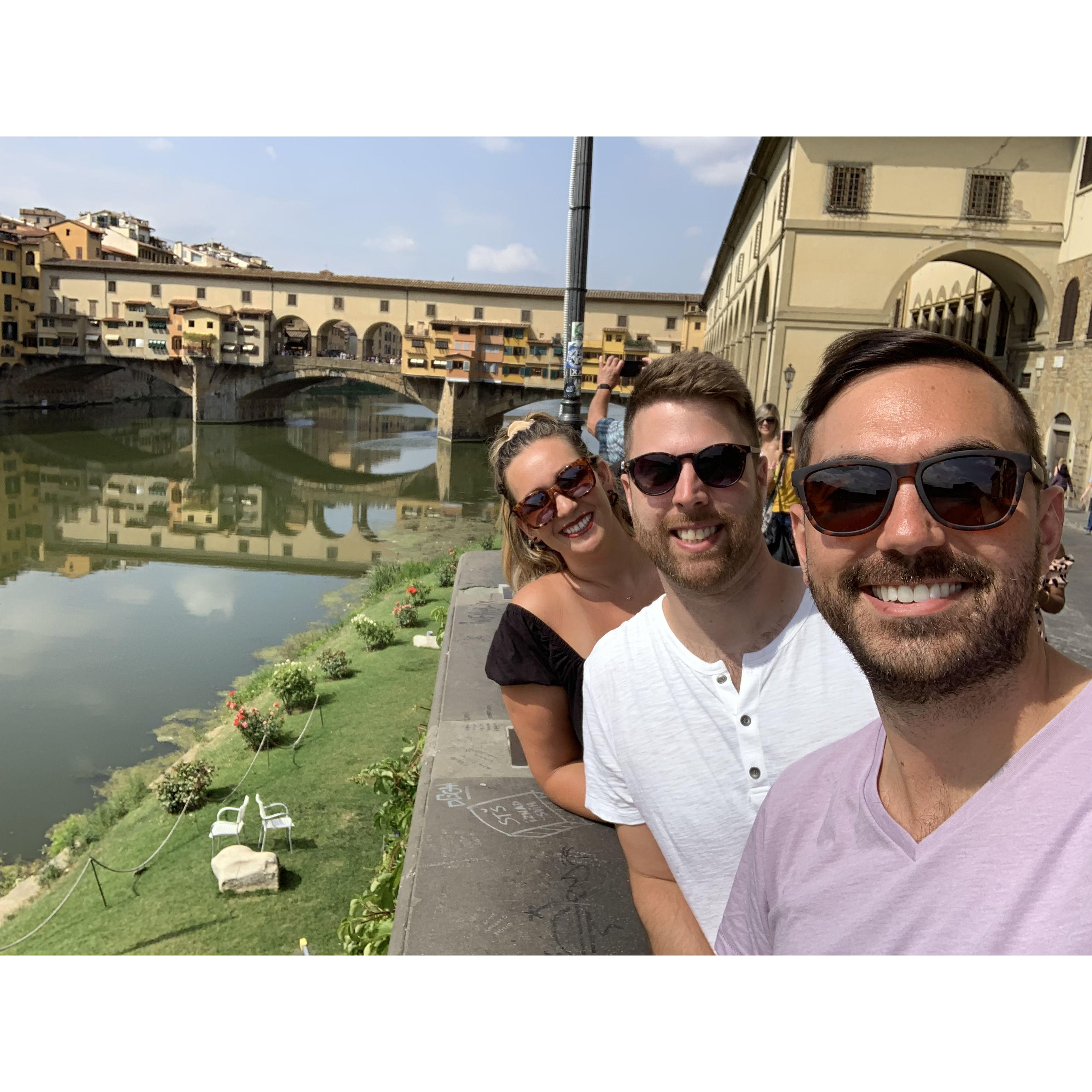 hanging out in Florence with Maryann - 2019