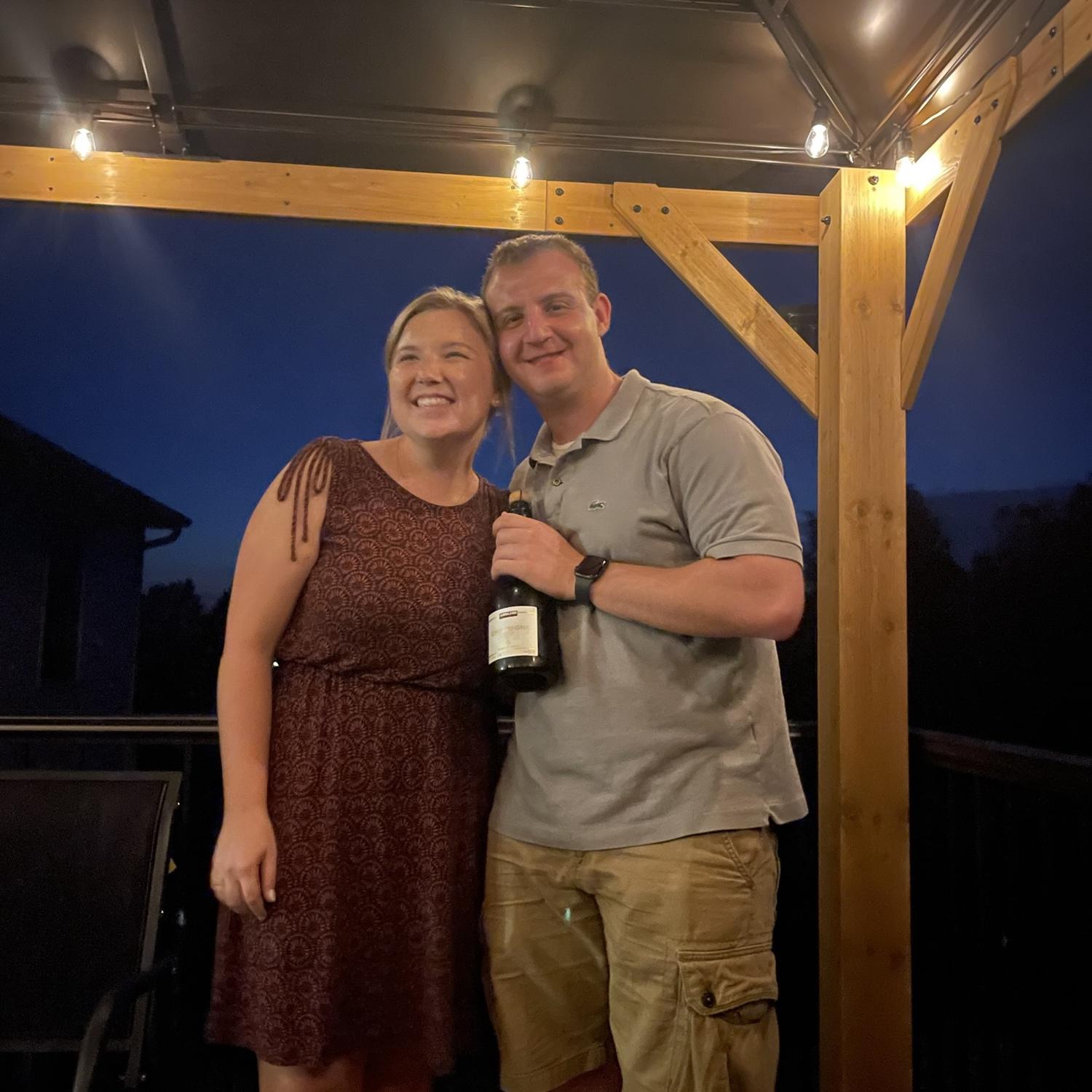 Celebrating passing our CPA exams