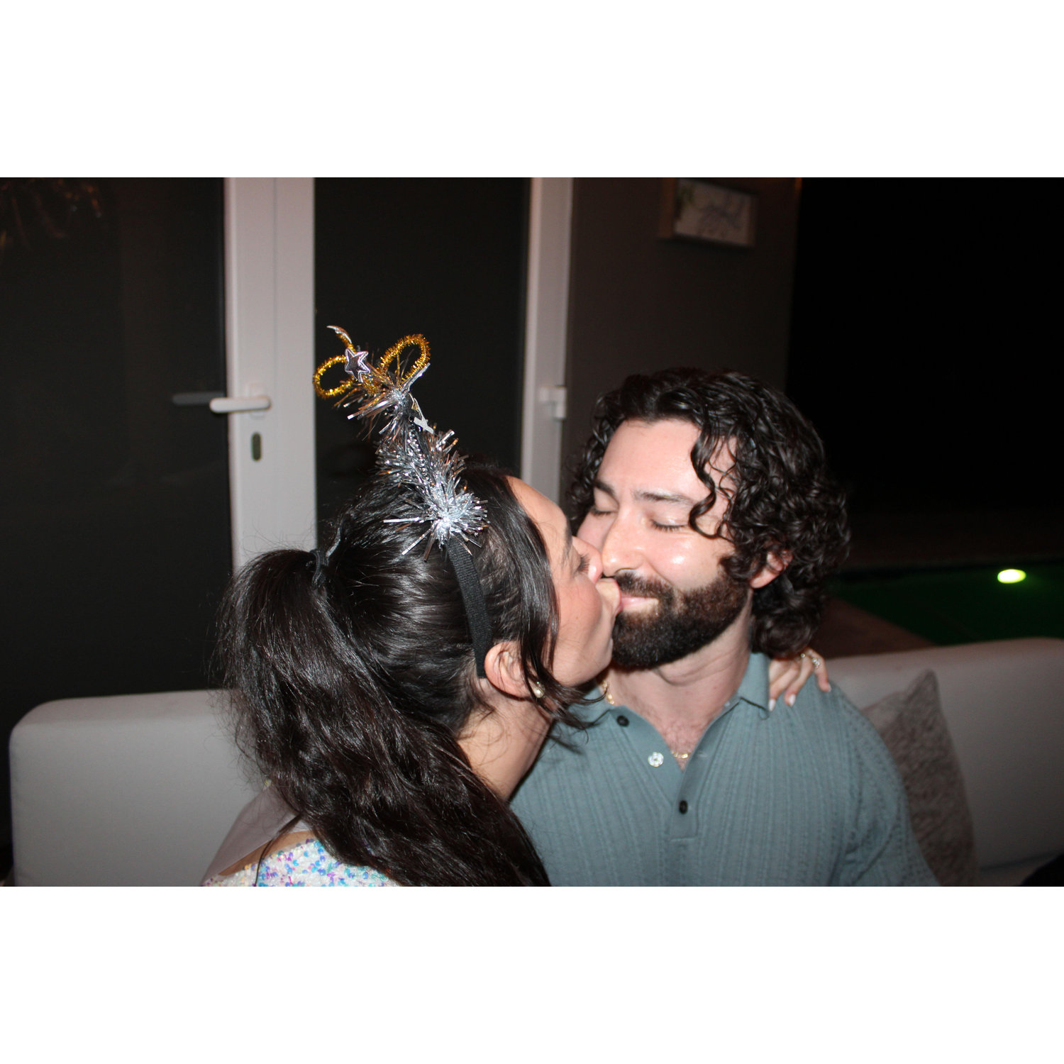 Cheeky smooch on NYE 12.2024