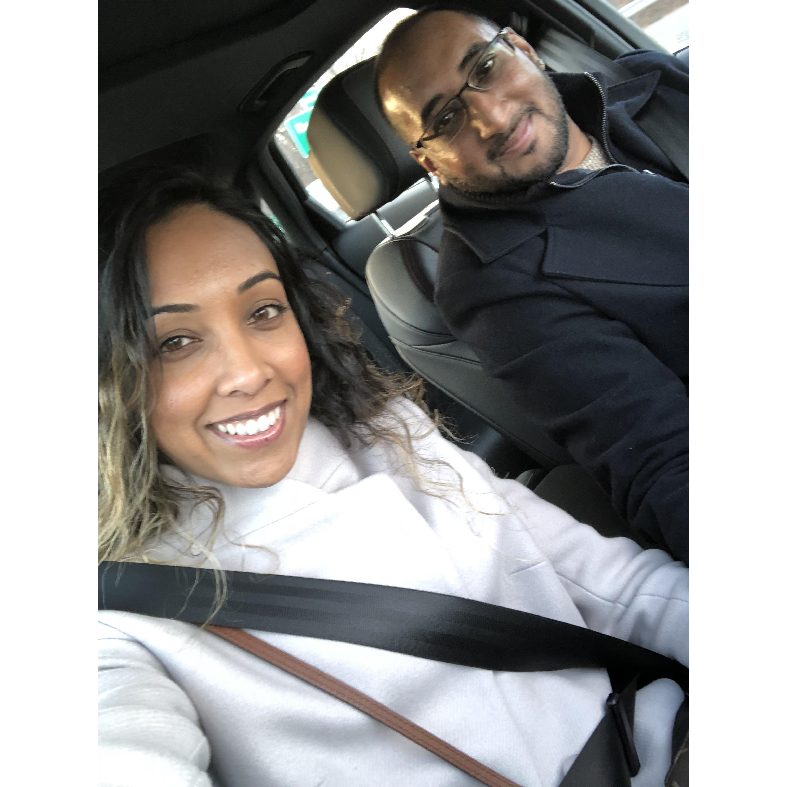 On our way to meet Ryan’s mom for the first time!