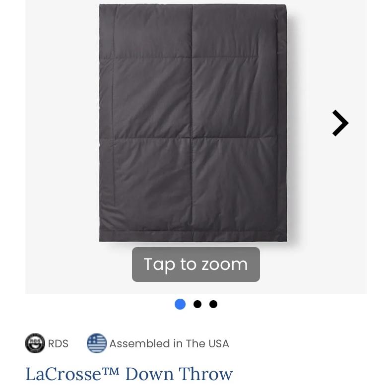 LaCrosse™ Down Throw