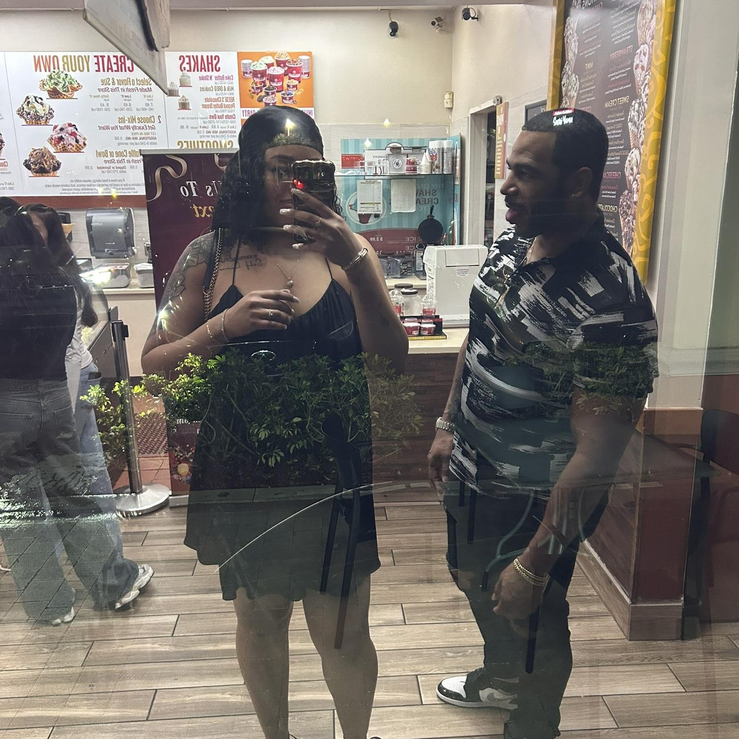 Ice cream date- our favorite ❤️🙂‍↕️