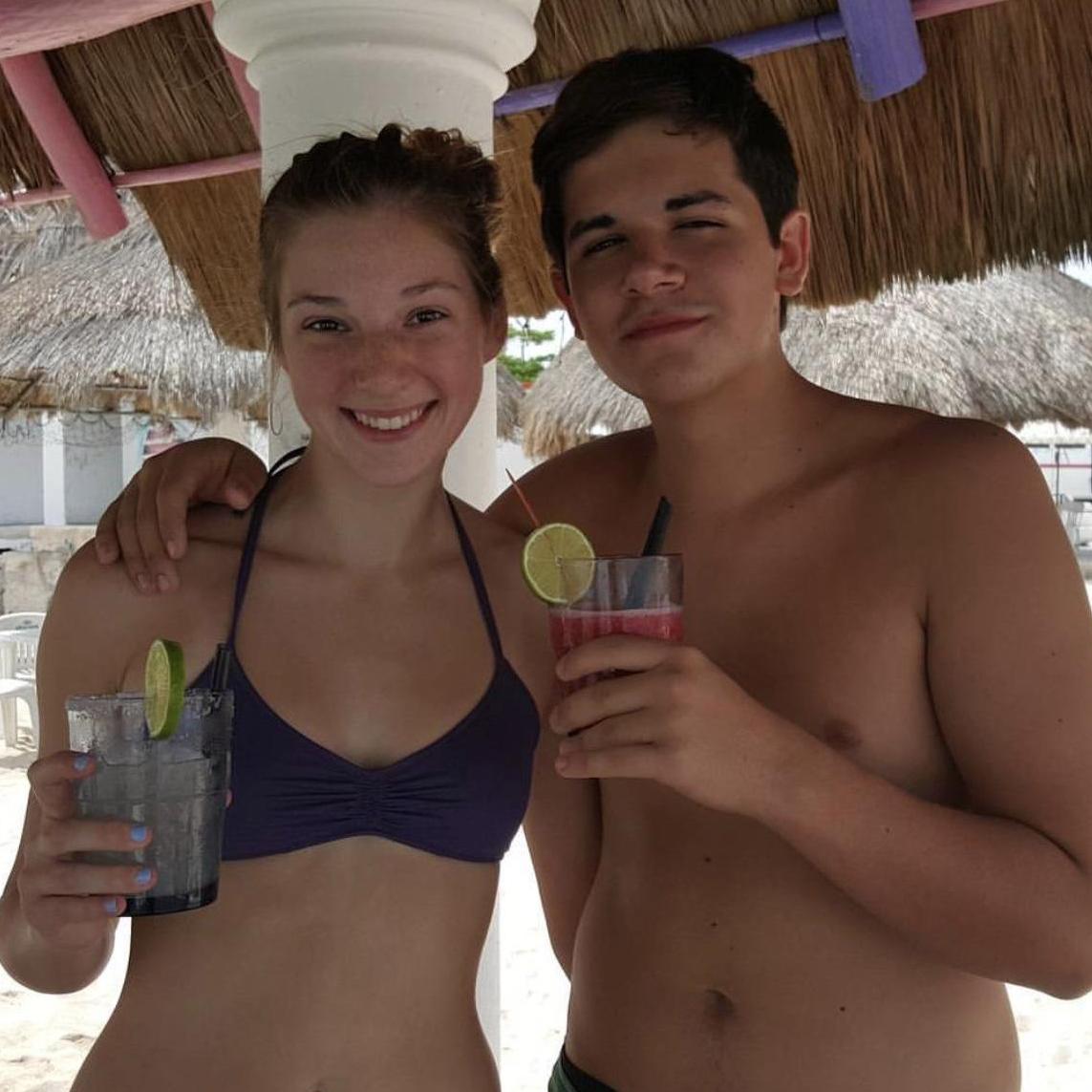 Us in Mexico a long time ago.