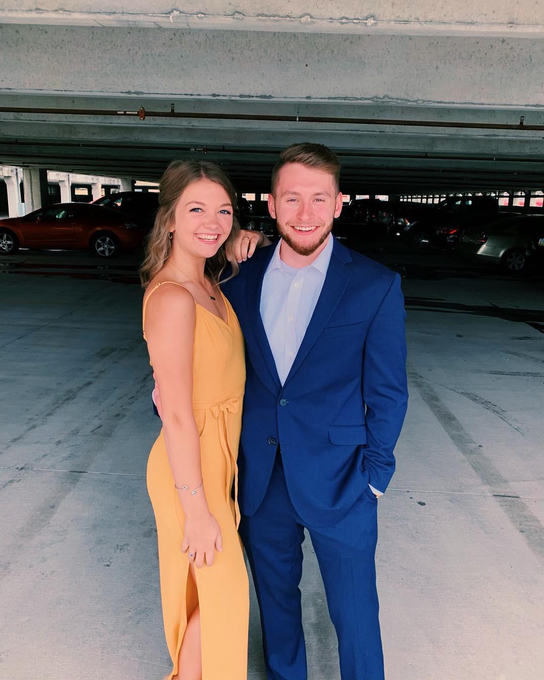 At Theta formal where we won "Cutest Couple"