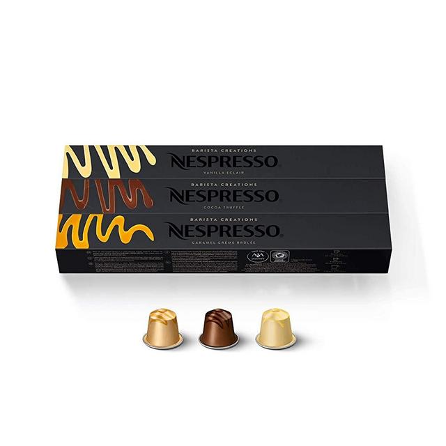 Nespresso Capsules OriginalLine, Barista Flavored Pack, Mild Roast Espresso Coffee, 30 Count Espresso Coffee Pods, Brews 1.35oz