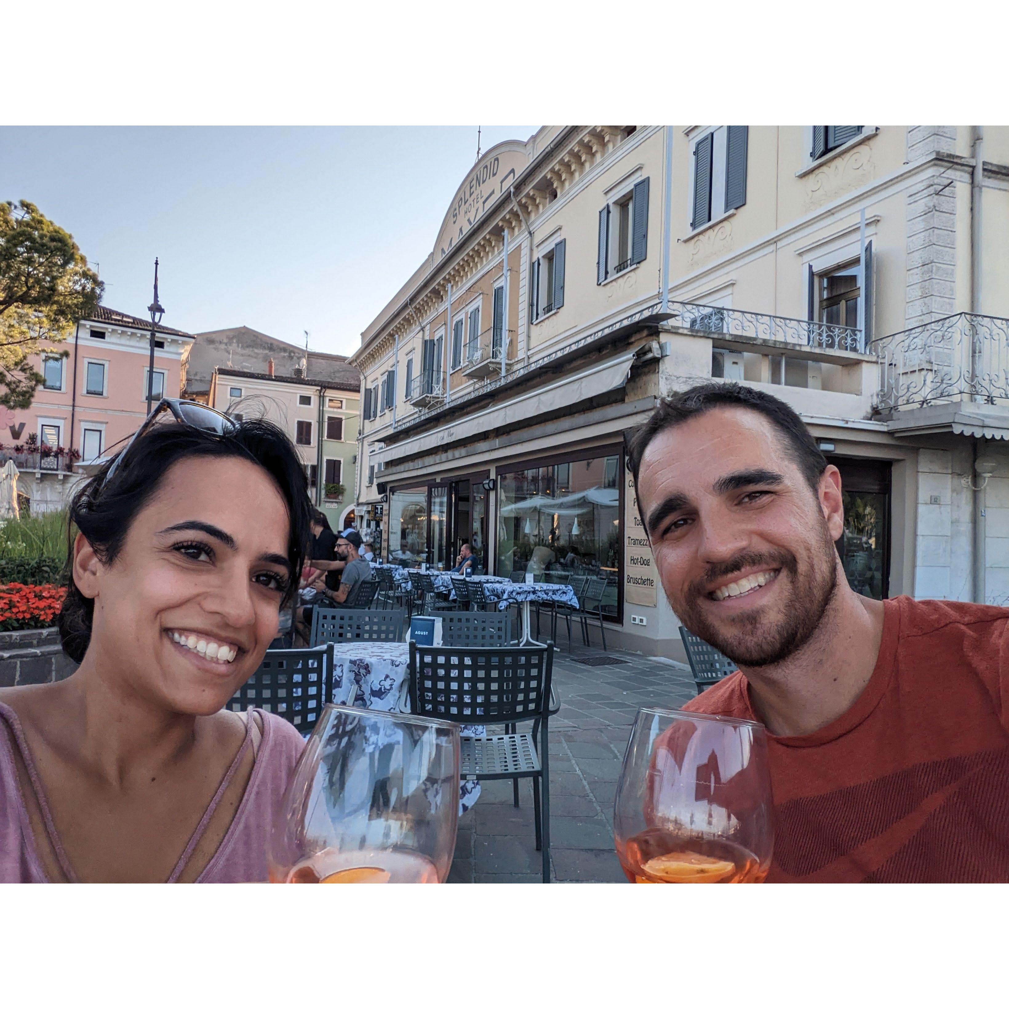 Cheers to our first trip to Italy together