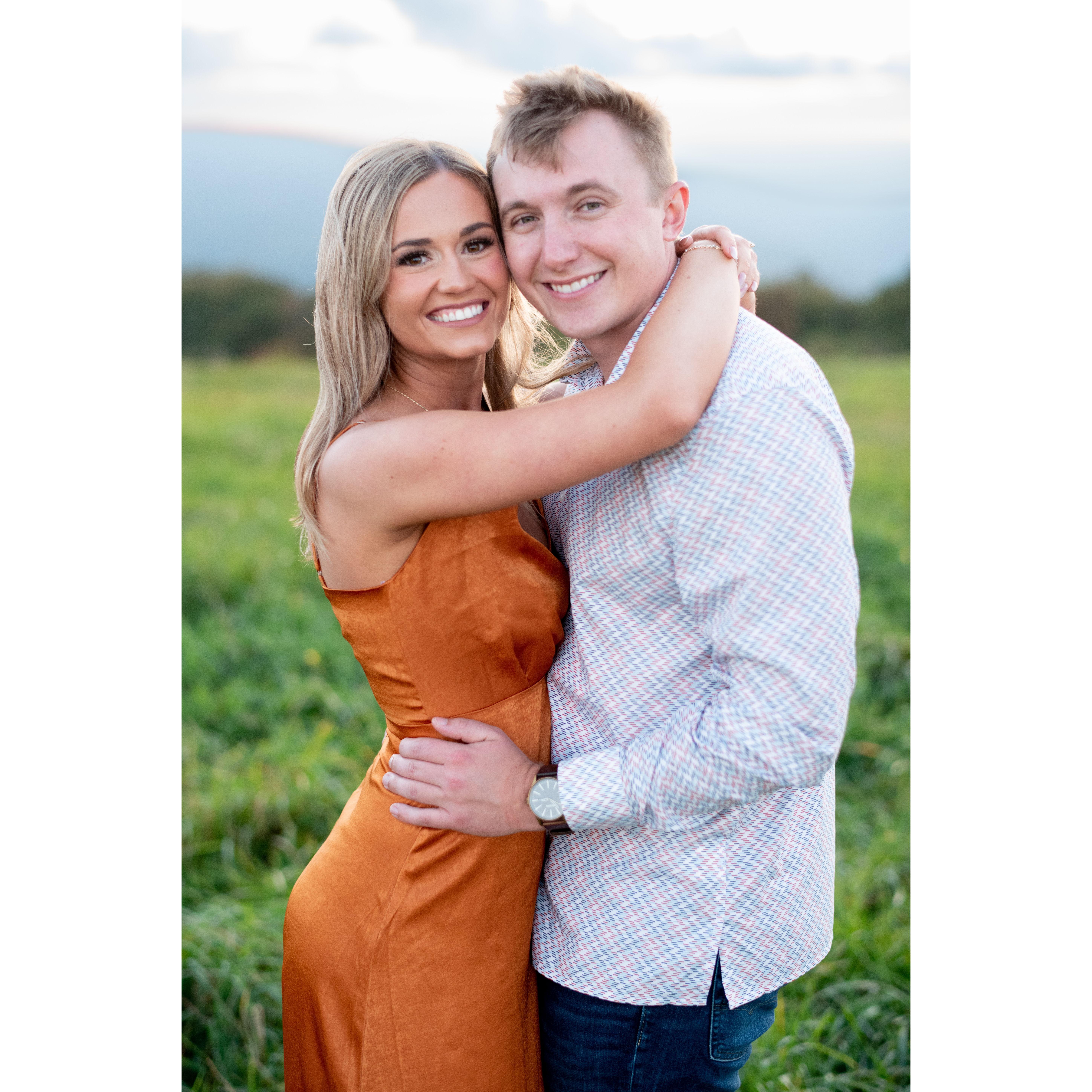 Engagement photoshoot in the Smoky Mountains