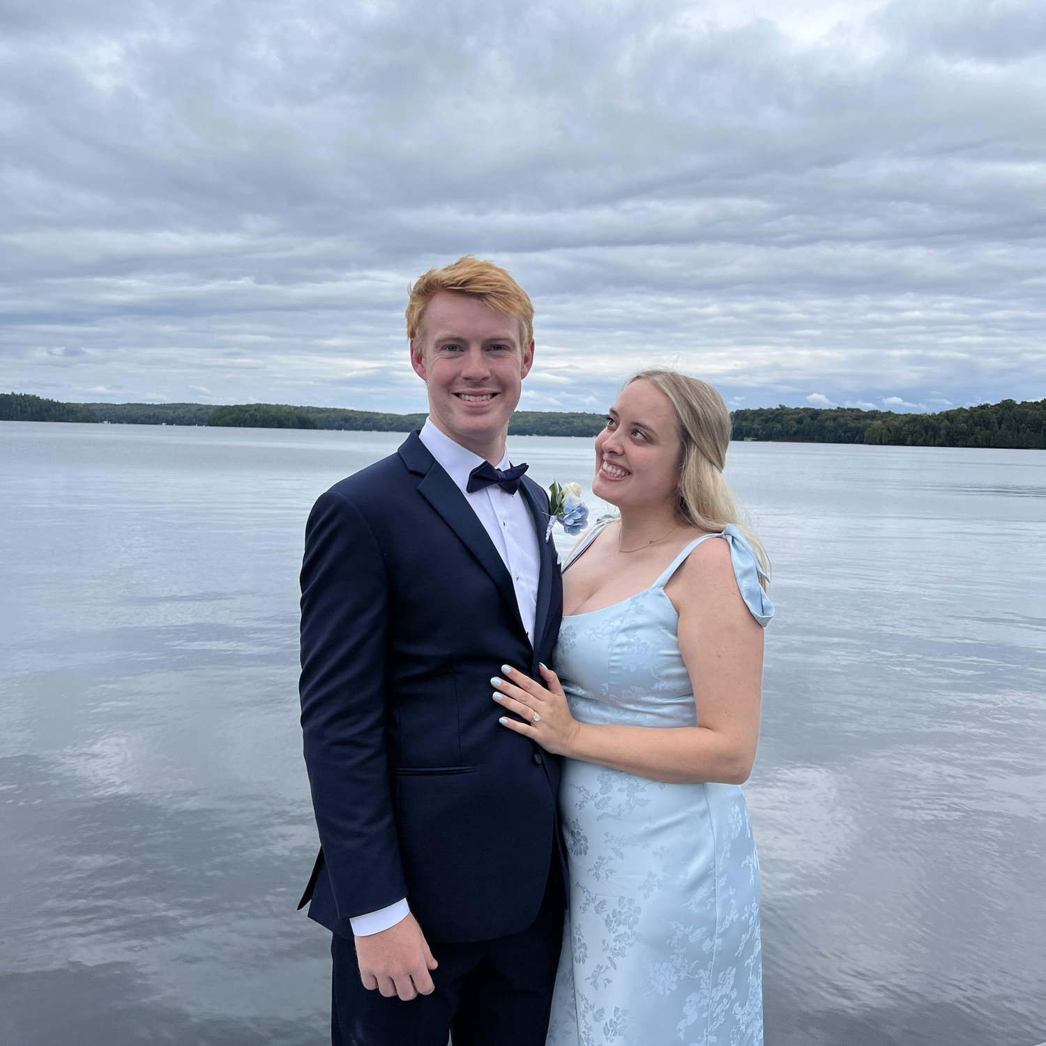 At Mae and Richard's wedding