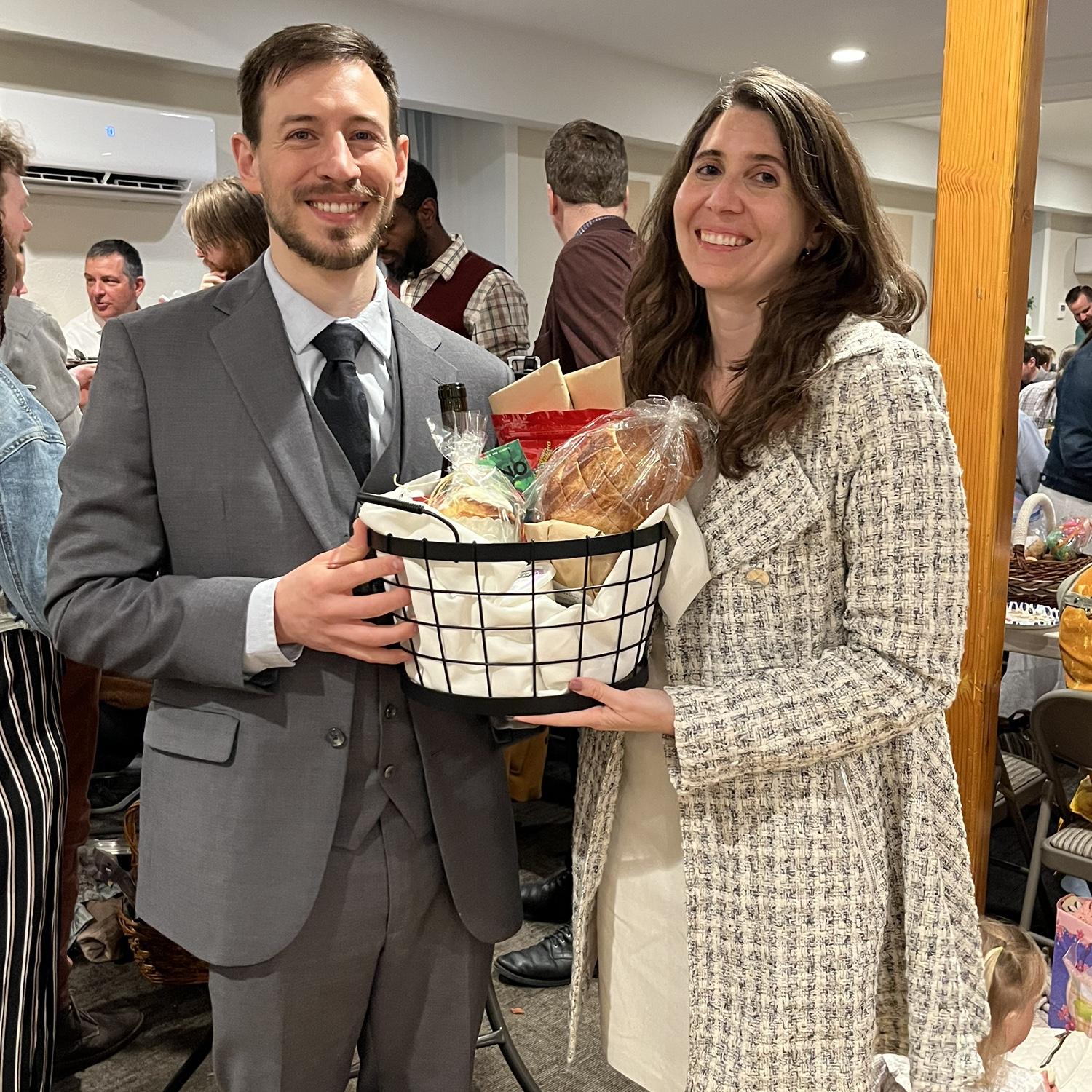 Pascha (Easter) in 2023 with our basket of goodies. Ready to break the fast together with friends. Christ is risen!