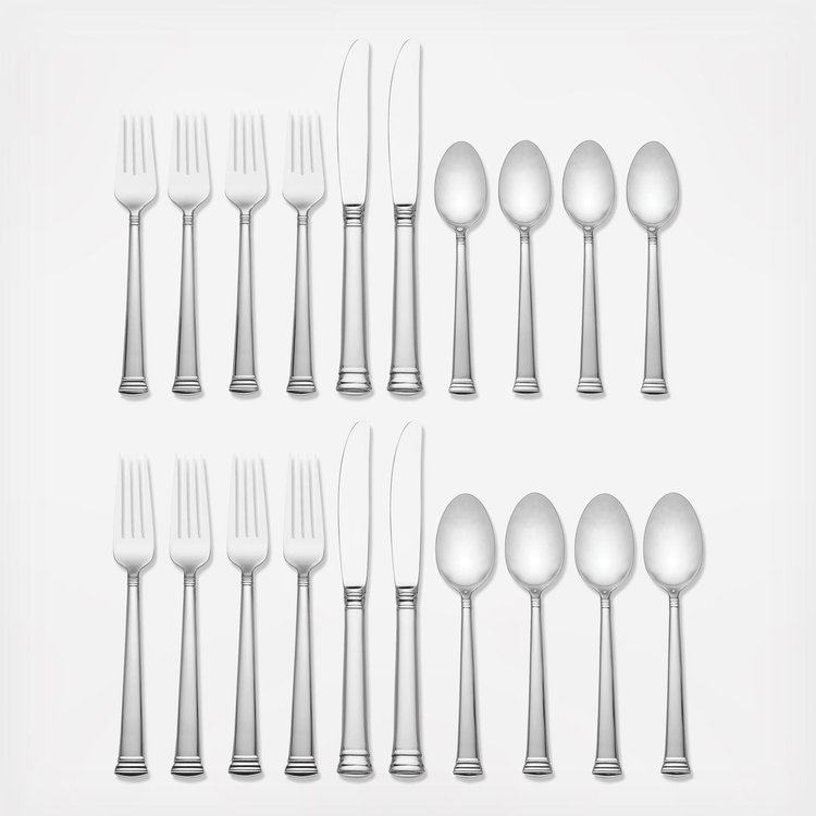 Lenox, Eternal 20-Piece Flatware Set, Service for 4 | Zola