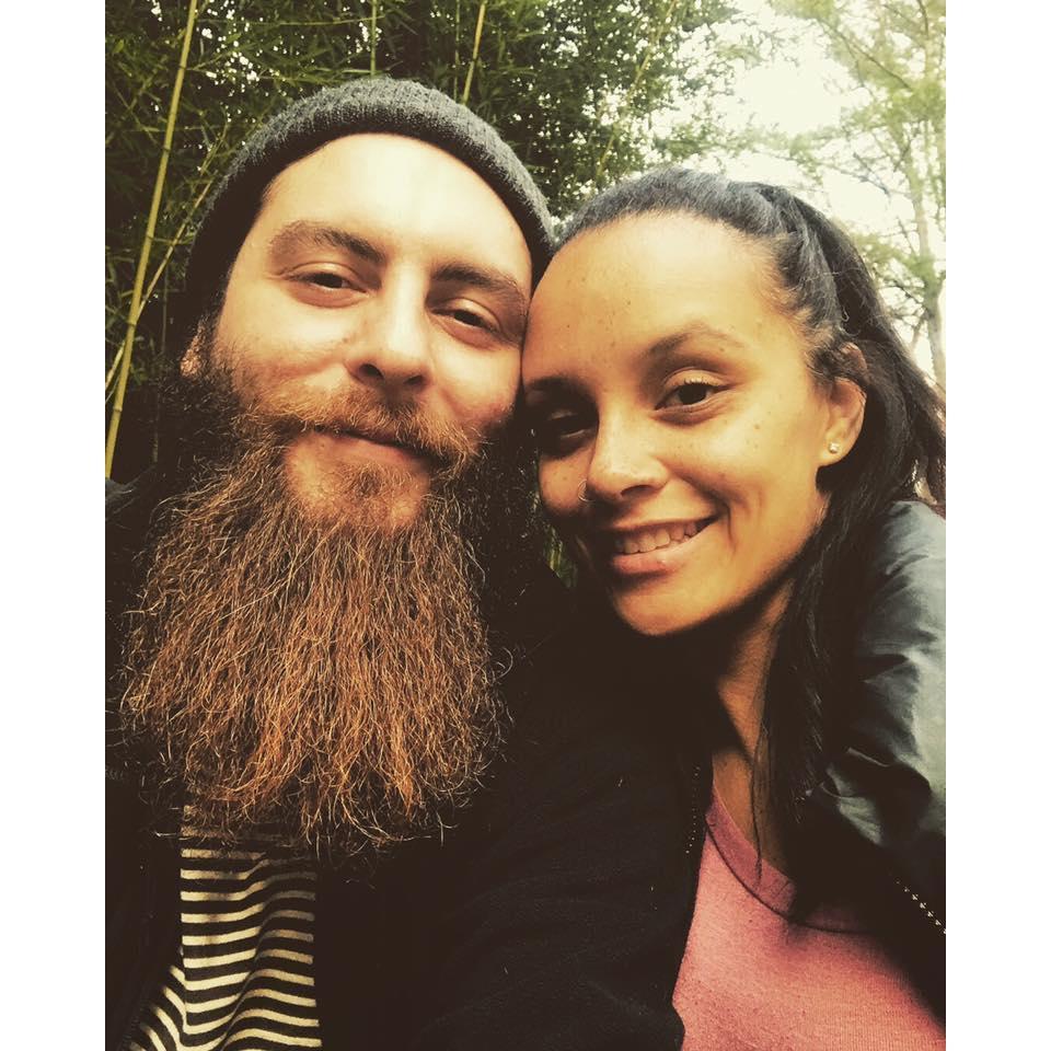 Our first anniversary, we went to Long Trout Winery for a tasting and some disc golf.
