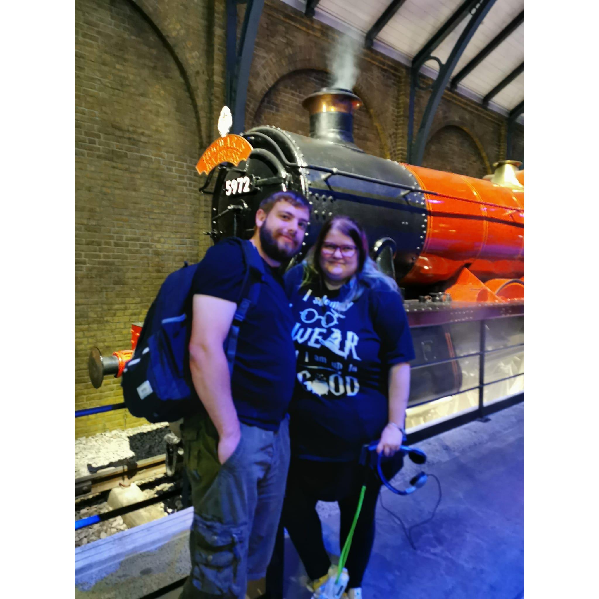 Seeing the Hogwarts Express at the Warner Bros studio tour