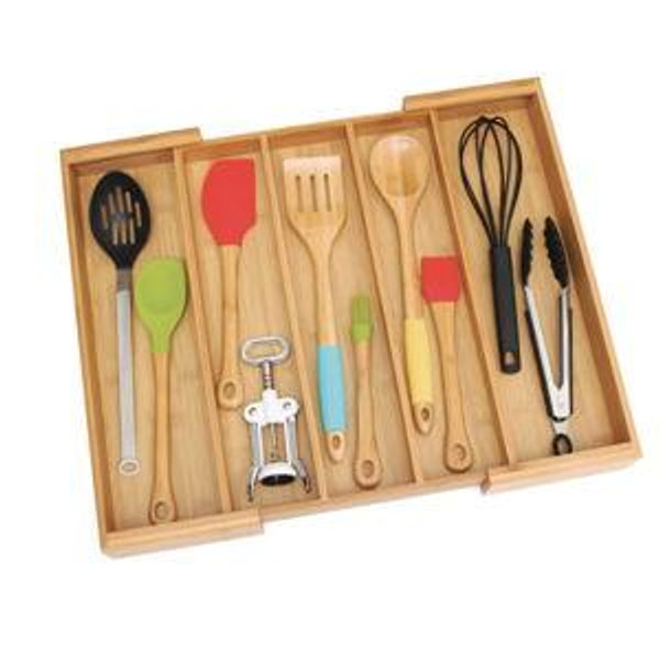 Expandable Bamboo Utensil Holder - Lipper International