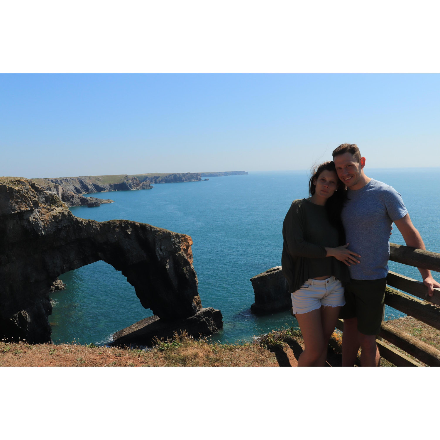 Overlooking the Green bridge of Wales