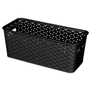 Y Weave Rectangle Storage Bin - Black - Room Essentials™