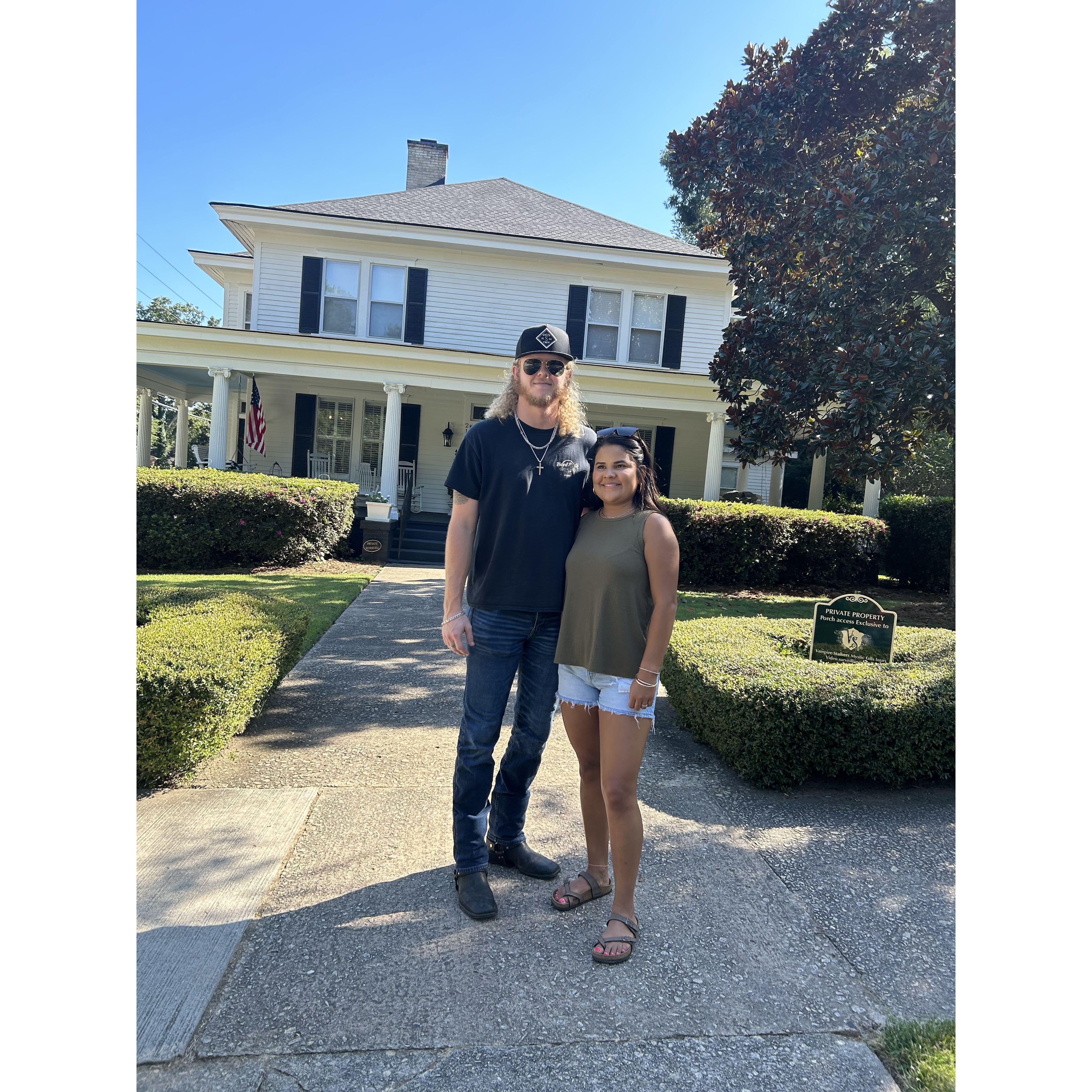 Taking me to Covington for the Vampire Diaries tour..