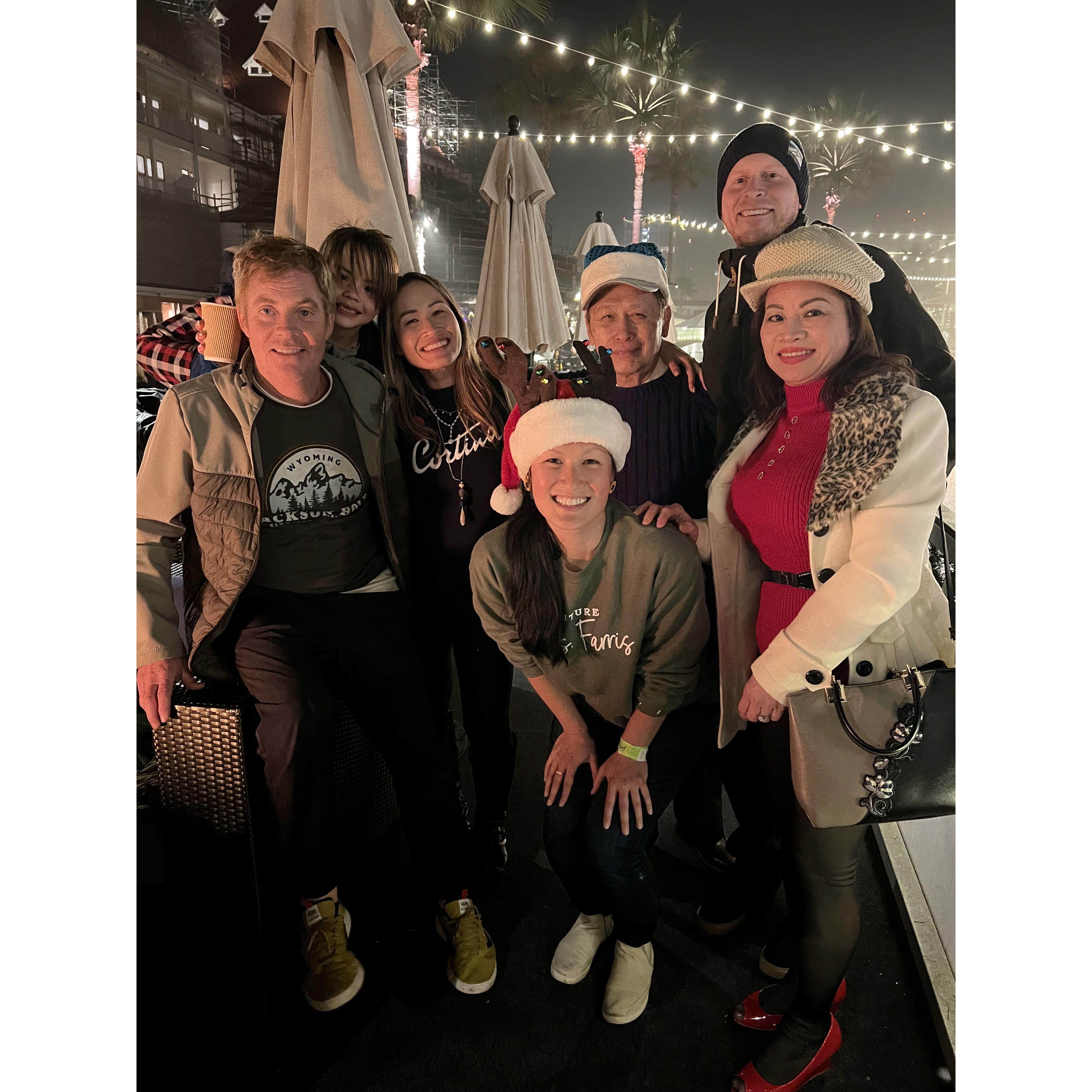 With the fam in San Diego, CA