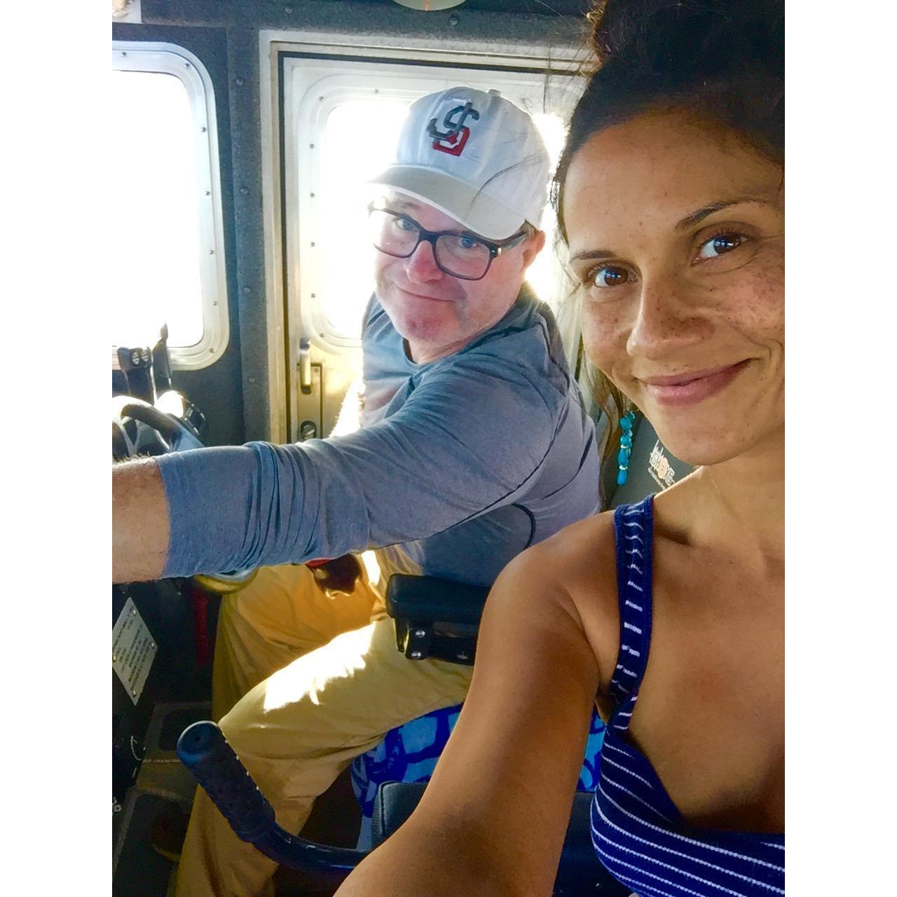 Our first solo trip to the islands together. Loren is usually pretty terrified of open waters (sharks) but felt so safe snorkeling for her first time with Troy
