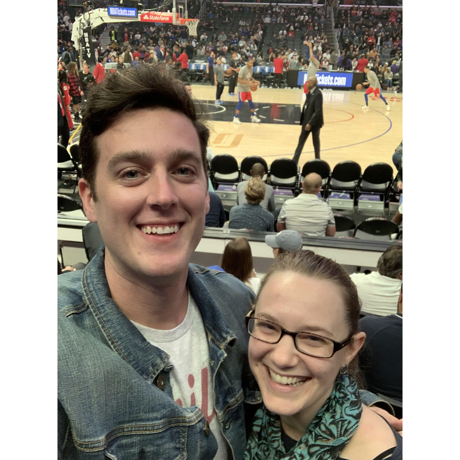 Clippers vs. 76ers! Very fitting and also foreshadowing🏀