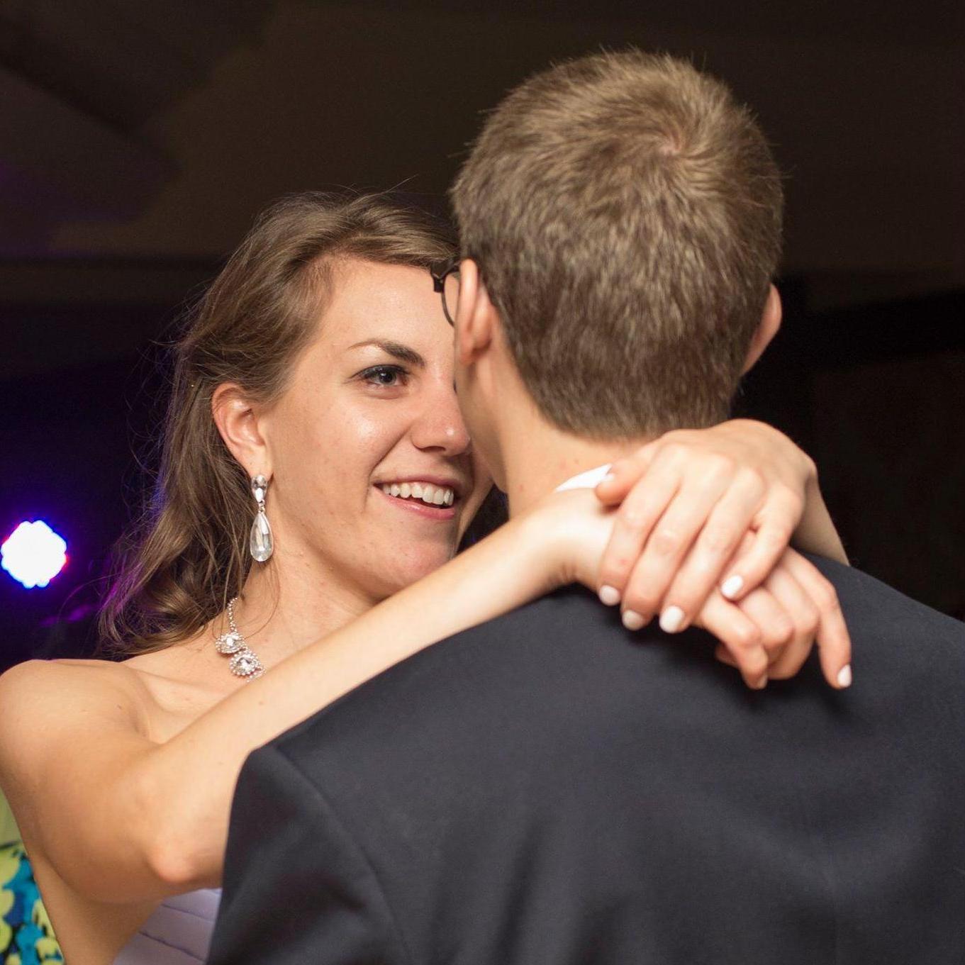 The photographer was strategically placed to get Abby and Tyler's best angles.