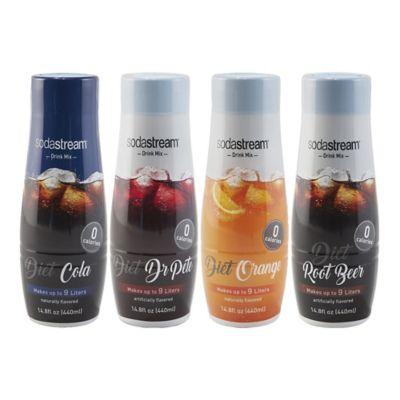 SodaStream® 4-Piece Diet Classics Sparkling Drink Mix Variety Set