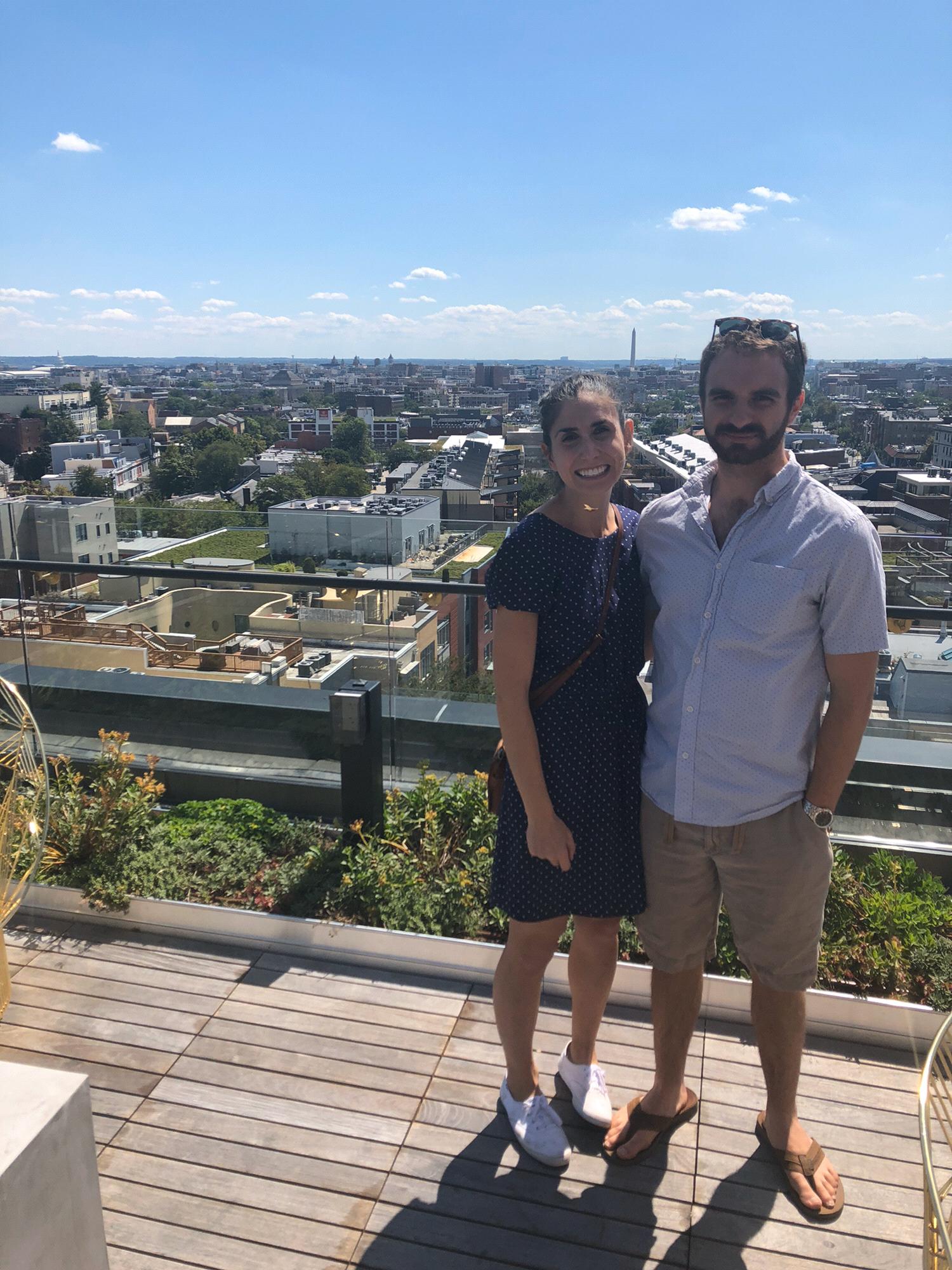 Overlooking Adams Morgan on the hunt for a wedding venue