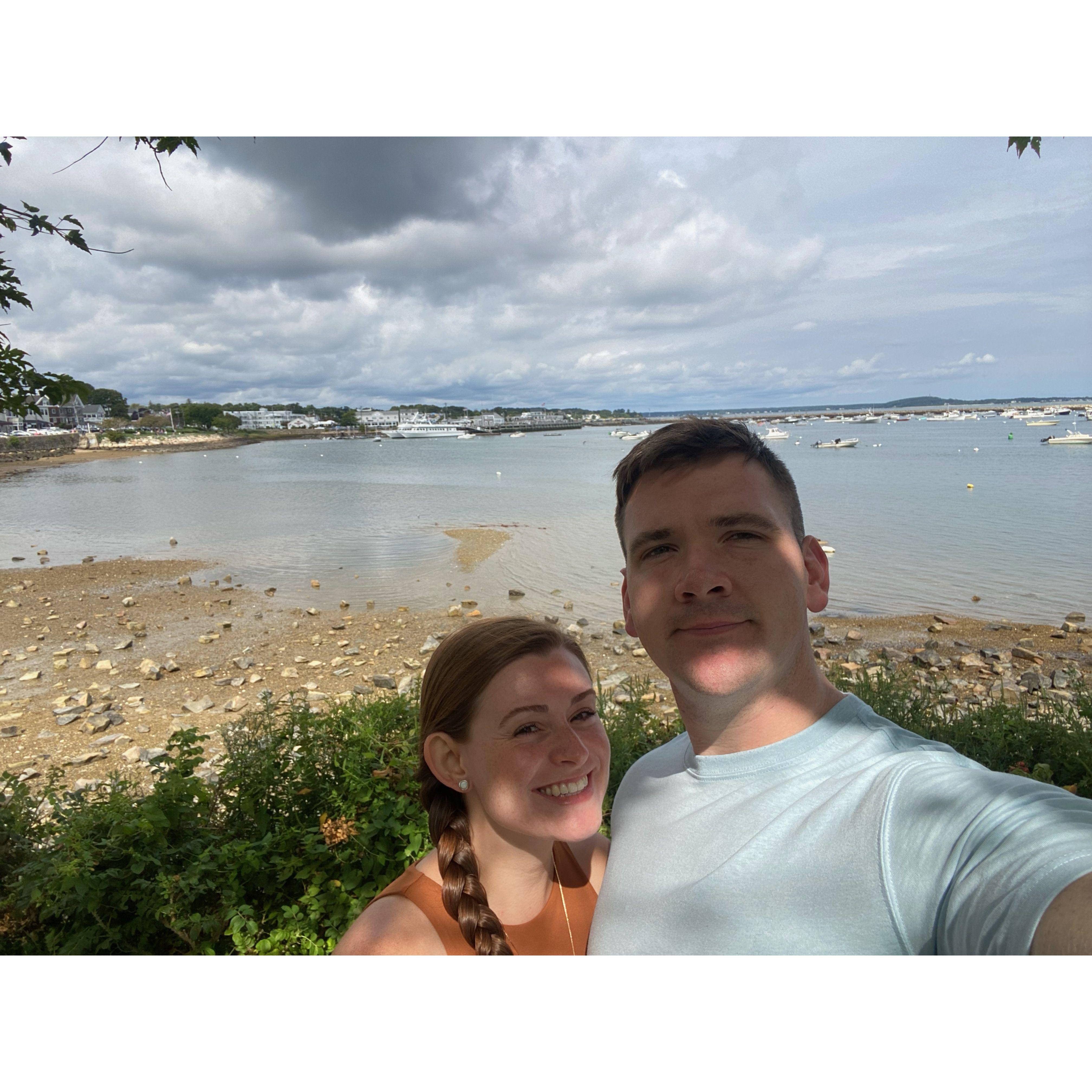 Our first visit to Plymouth, MA together