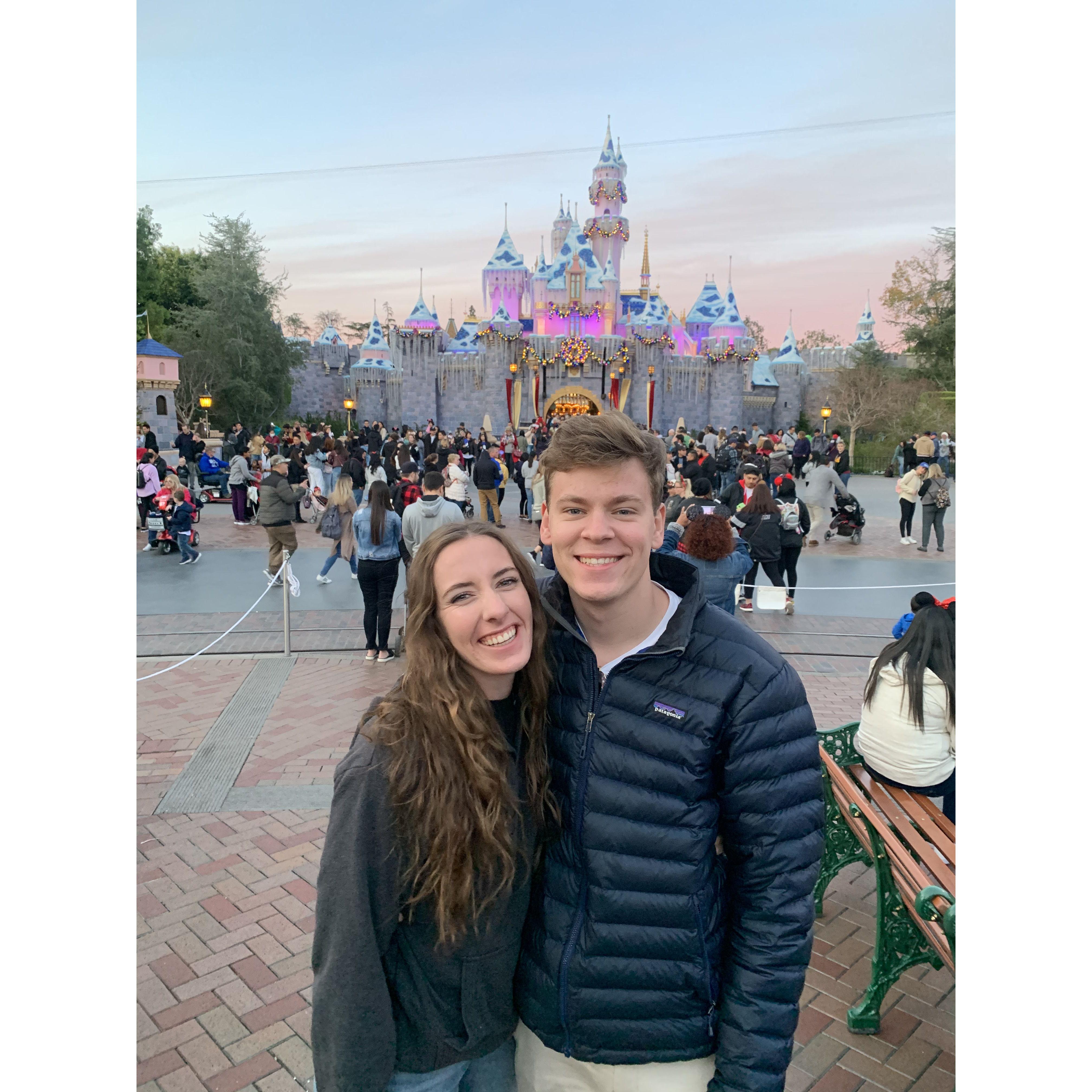 Ben's first trip to Disneyland!