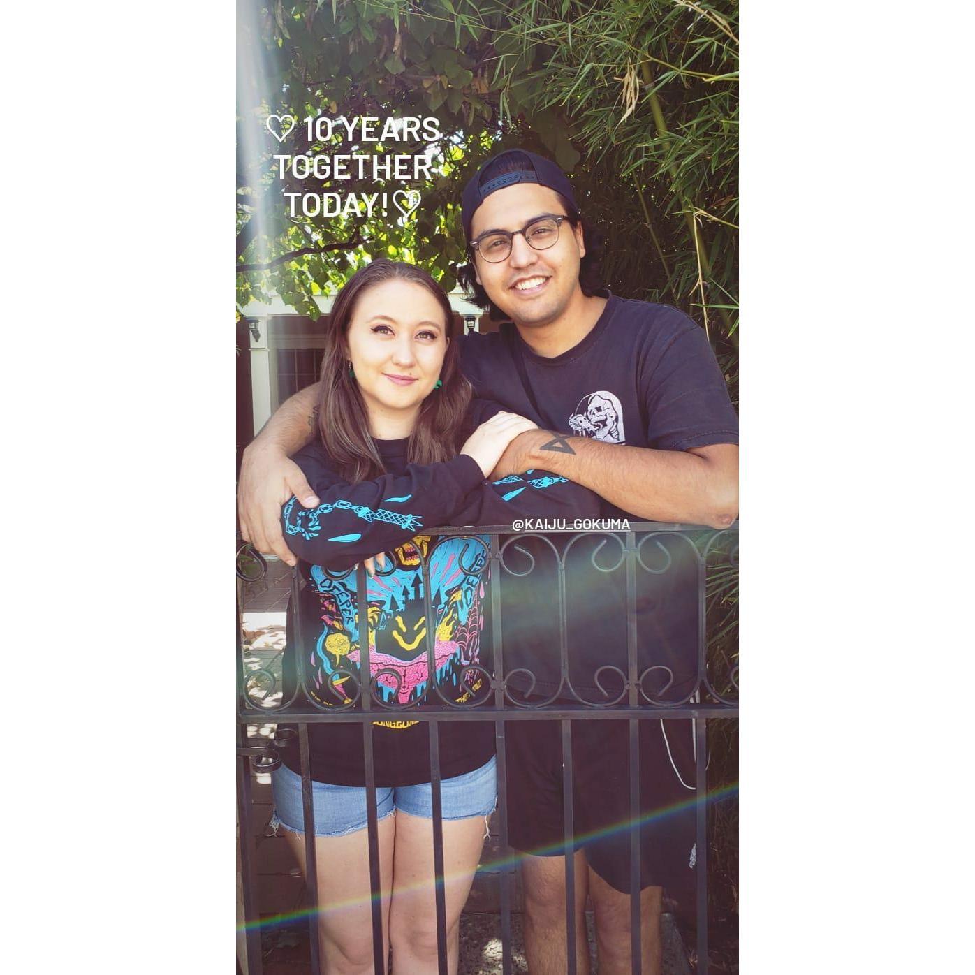 Our 10 year anniversary! August 15th 2020