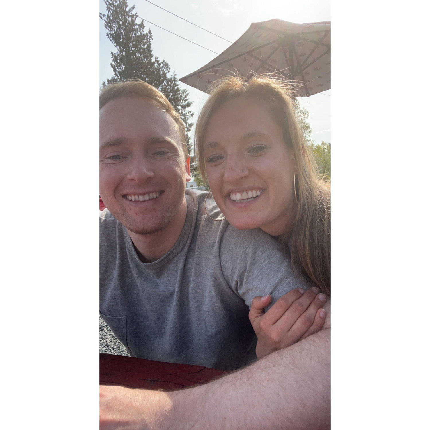 Our first picture as offically Girlfriend and Boyfriend