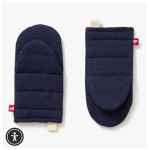 Blueberry Blue Oven Mitts | Heat Resistant & Stylish | Hedley & Bennett
