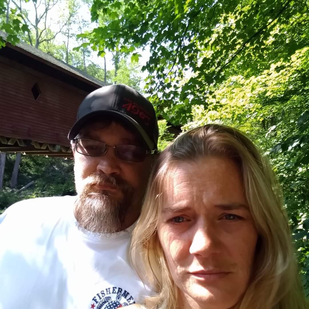 Our first photo as a couple