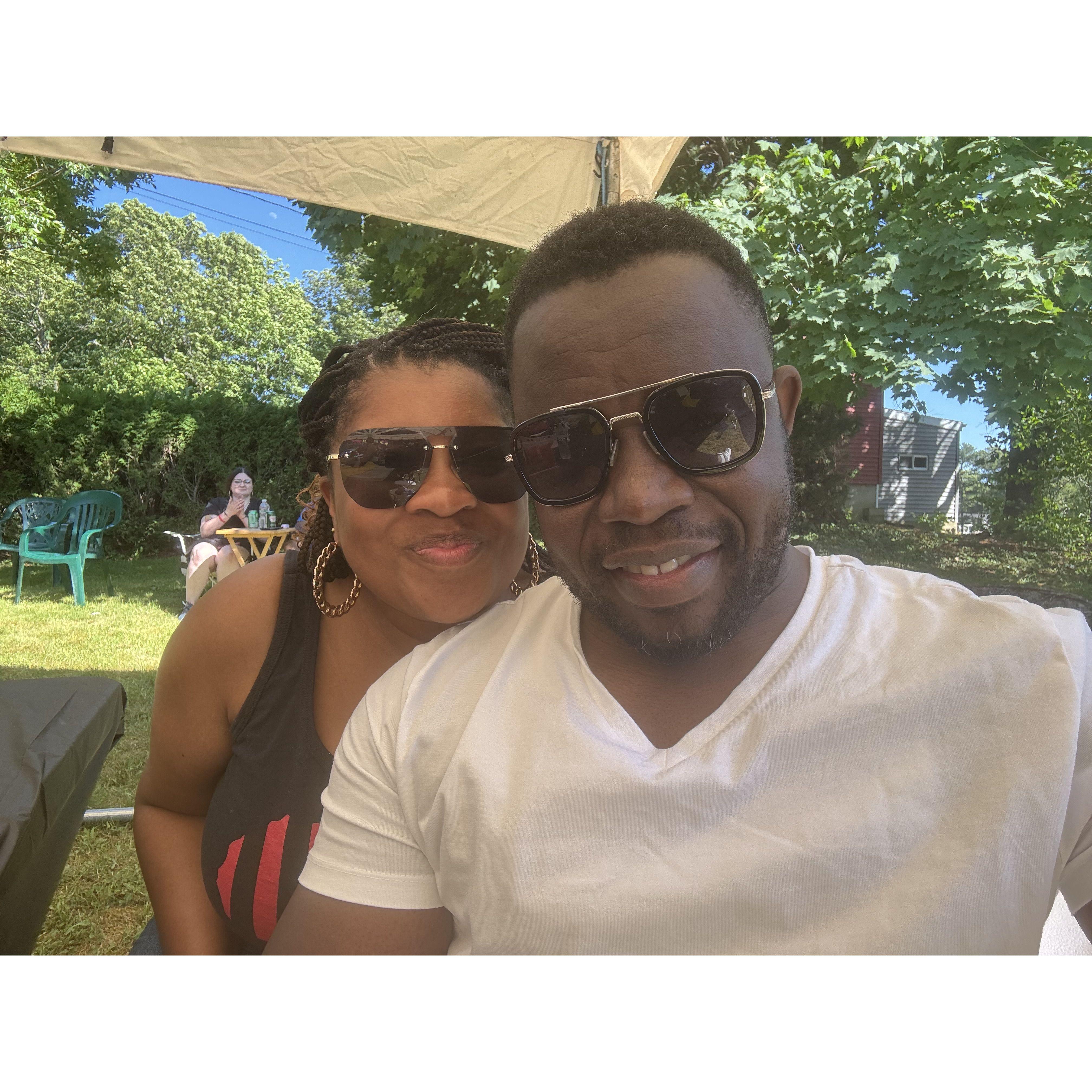 Family cookout–fish-fry