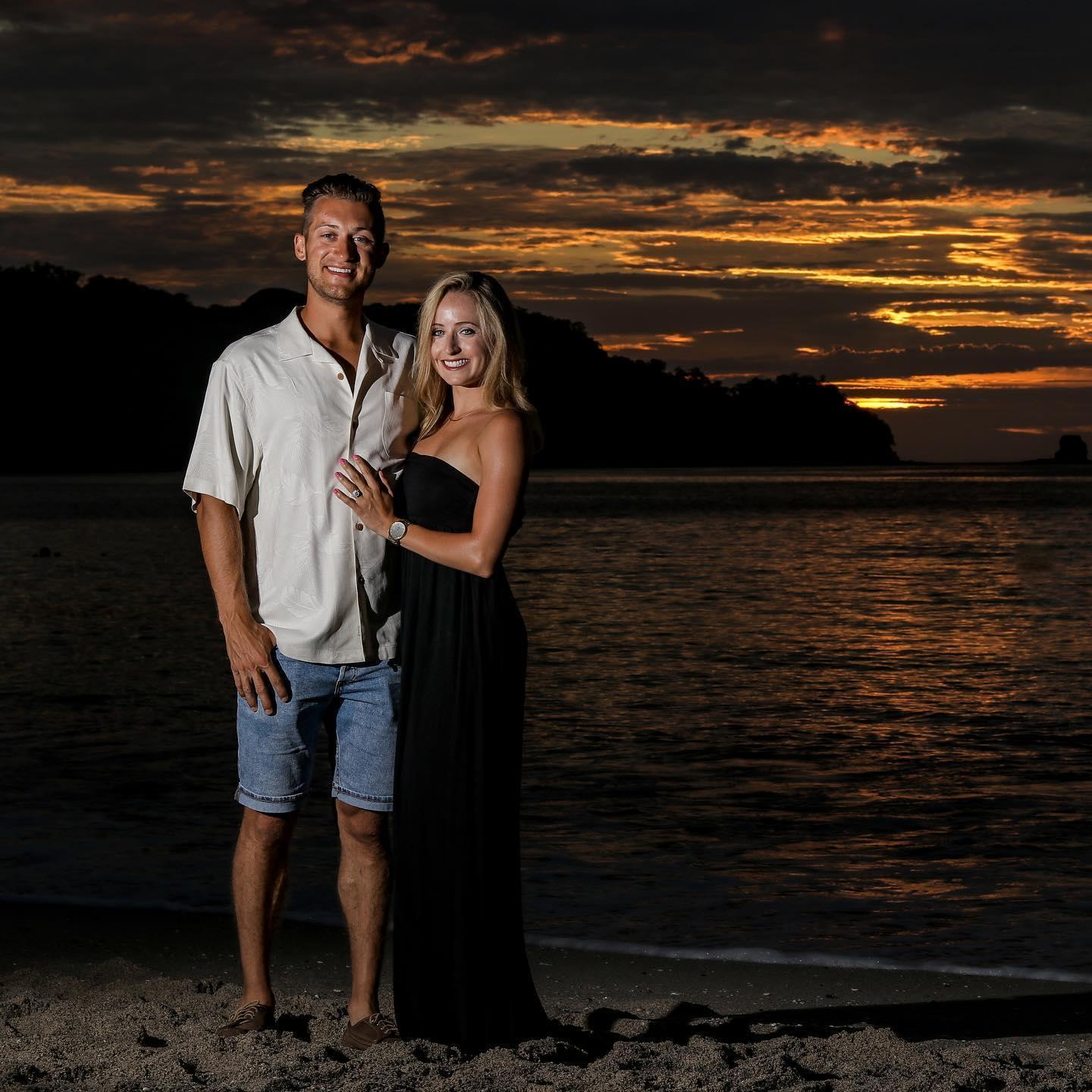 At the end of our Costa Rica trip where we got engaged!