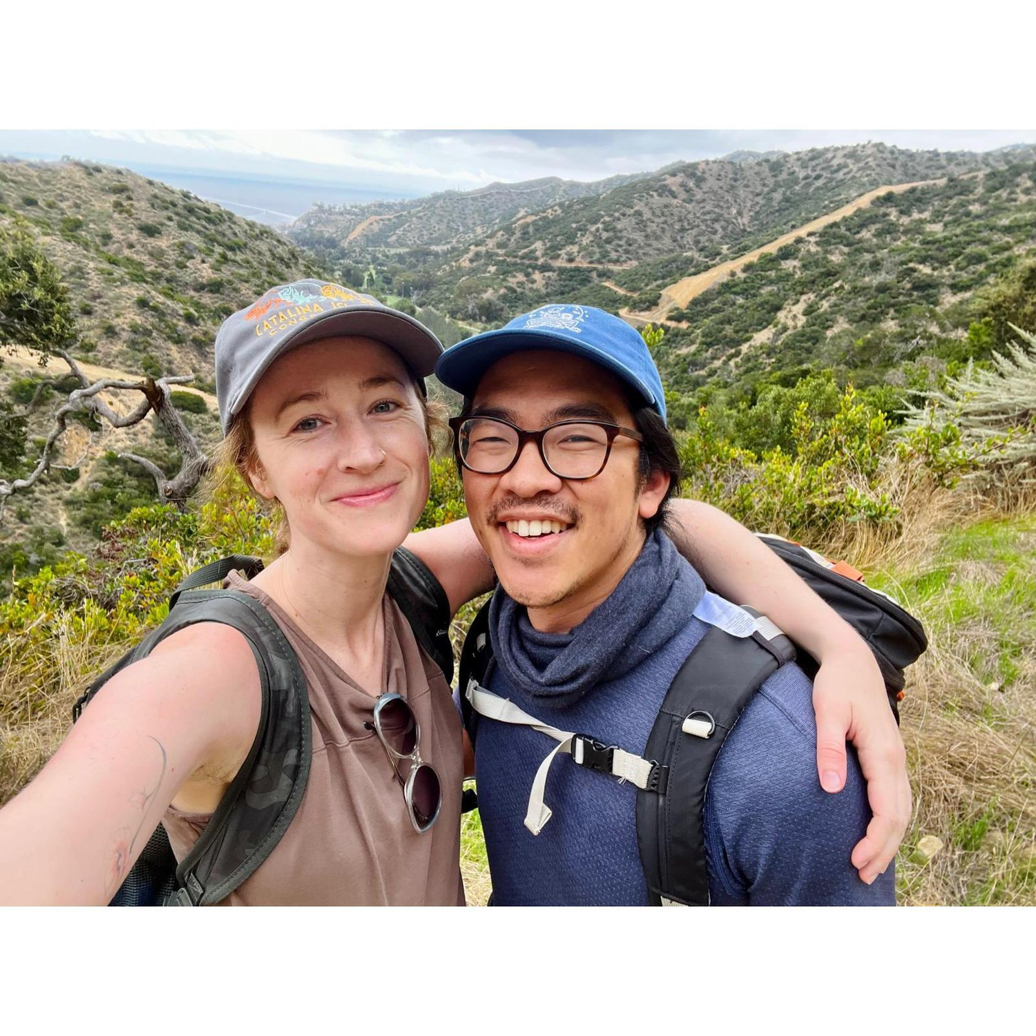 Hiking Catalina Island.