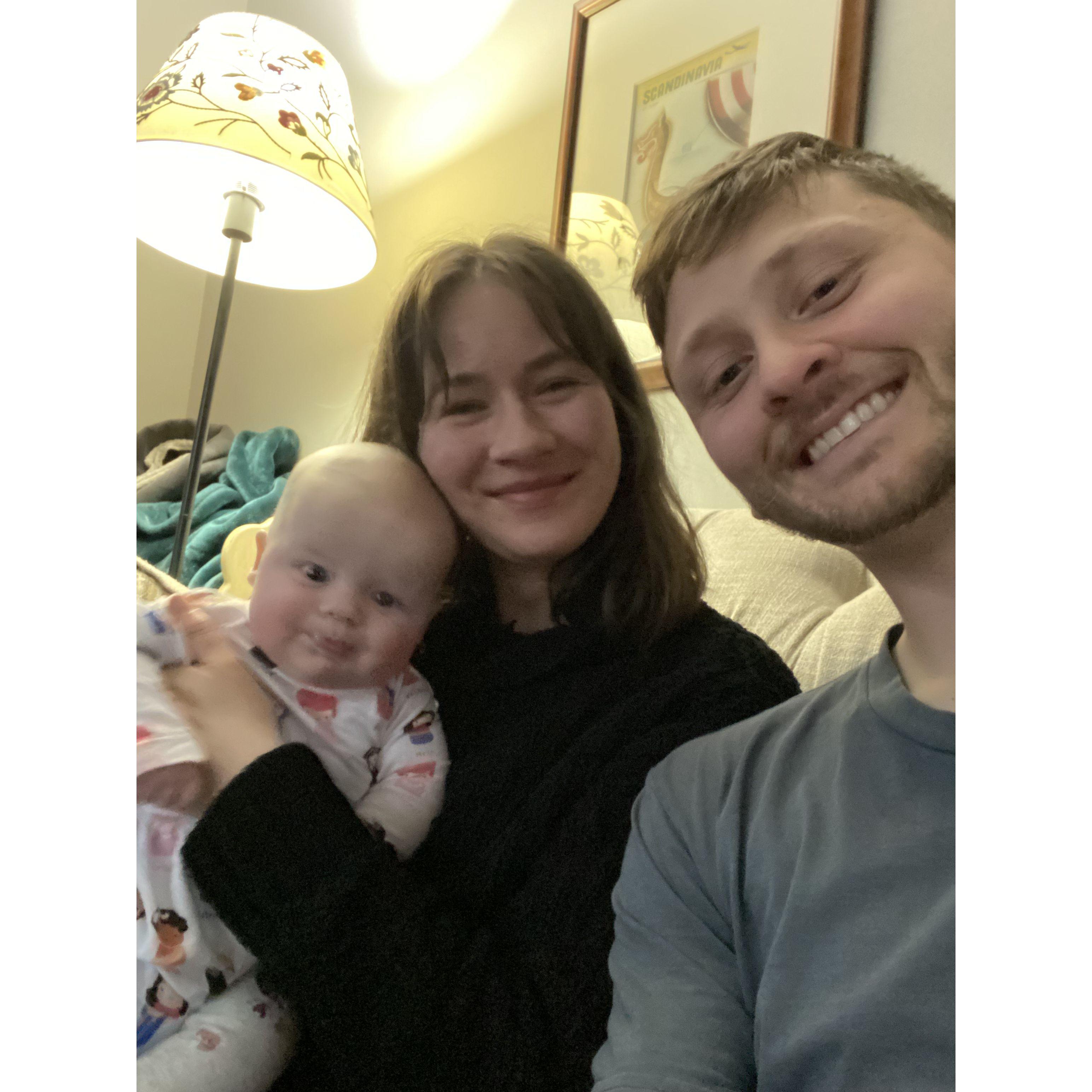 Visiting baby Vanessa in London!
