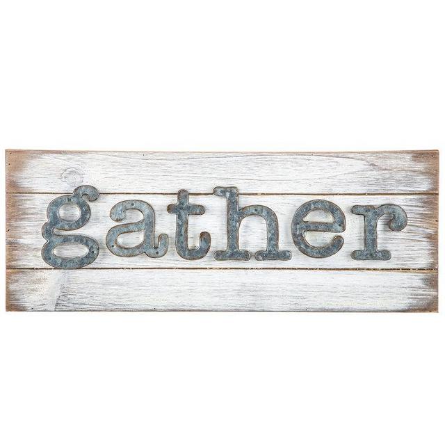 Gather Wood Wall Decor