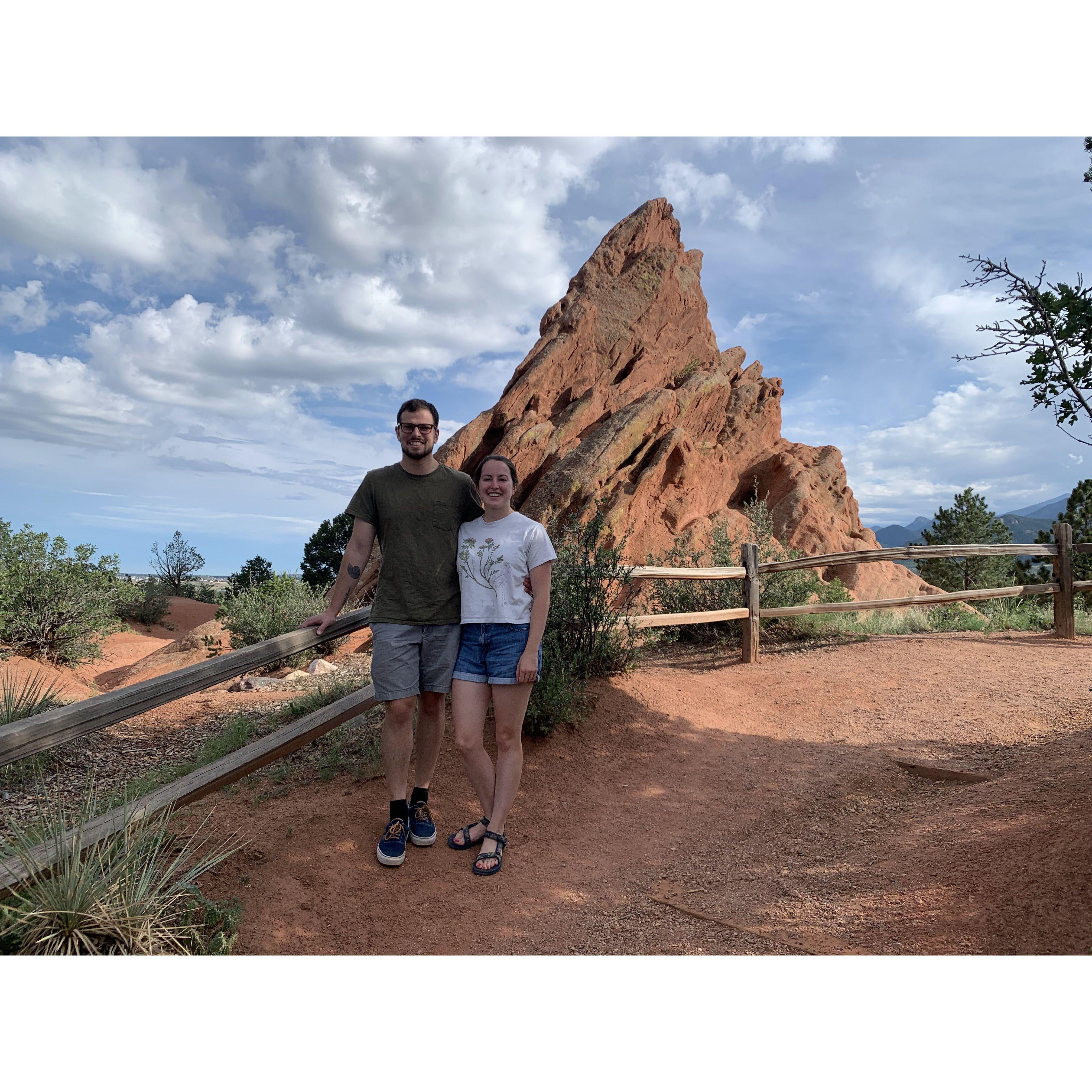 Rockin' out in Garden of the Gods, Colorado