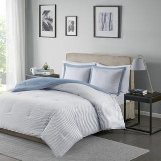 Hayden Reversible Stripe Down Alternative Comforter Mini Set