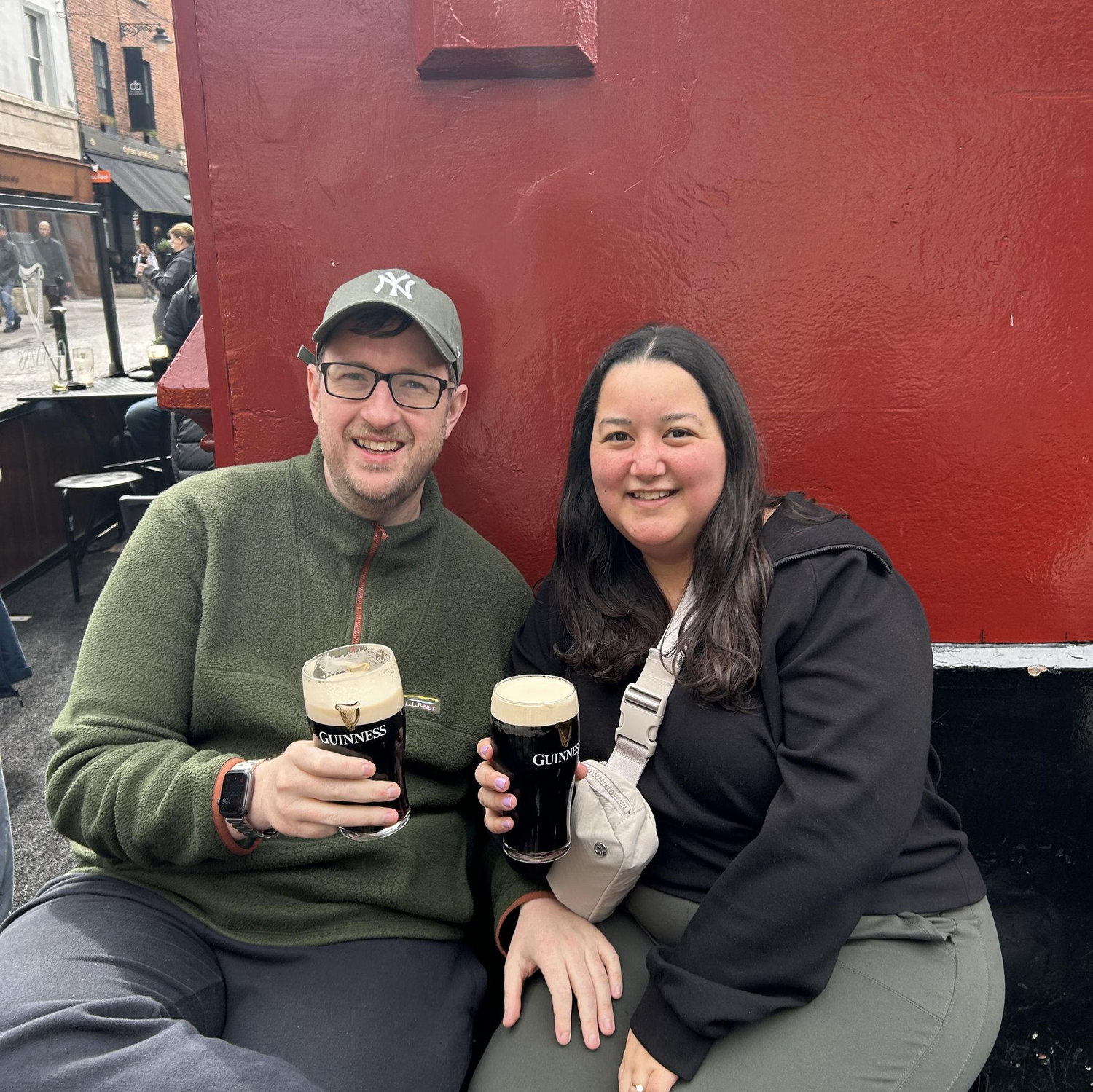 Ashley's first Guinness