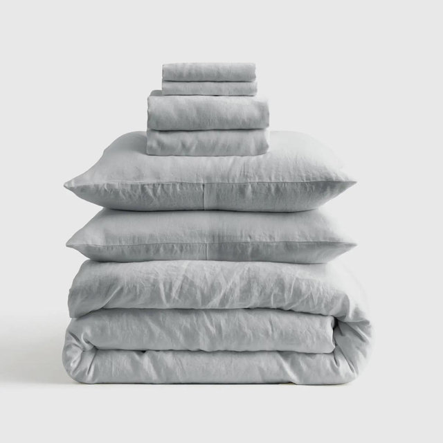 European Linen Deluxe Bedding Bundle - Queen
