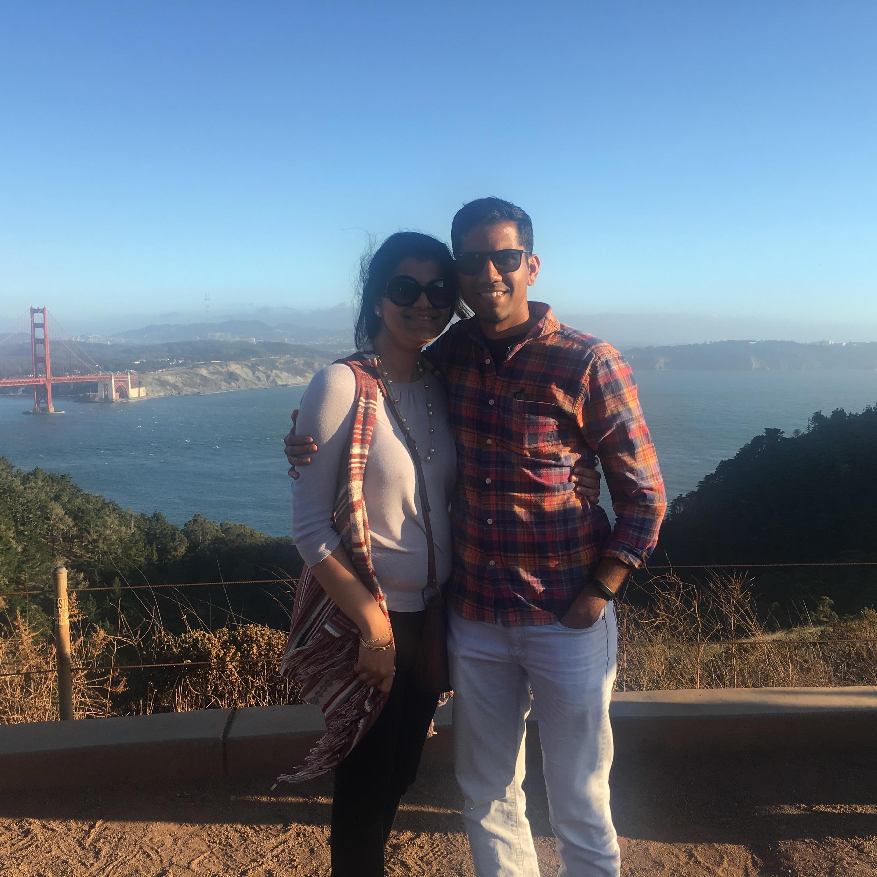 A visit to the Golden Gate. This was taken while stuck in traffic!