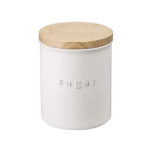 Yamazaki Home Ceramic Canister - Four Styles - White One size