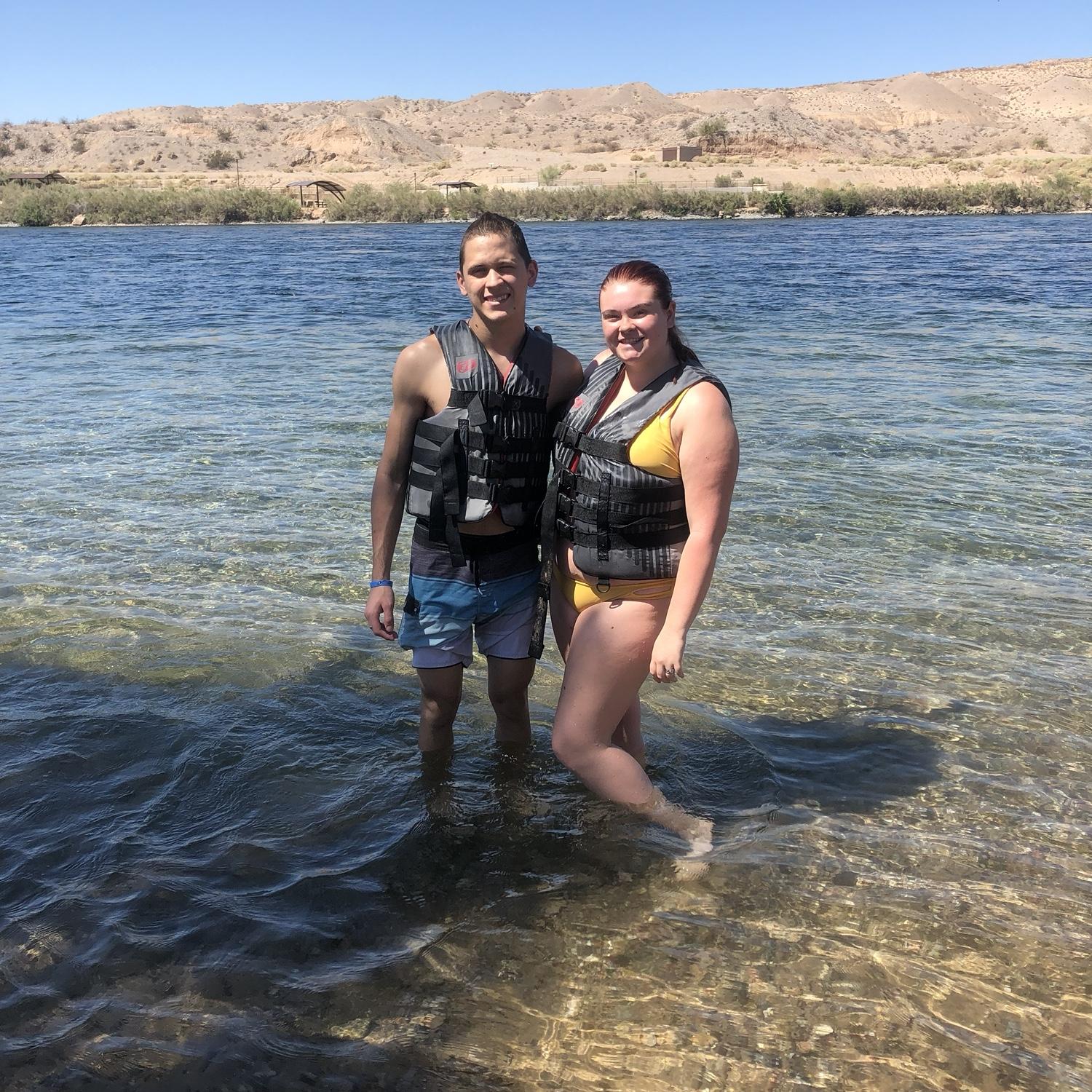 Family trip to Colorado River on September 8, 2018